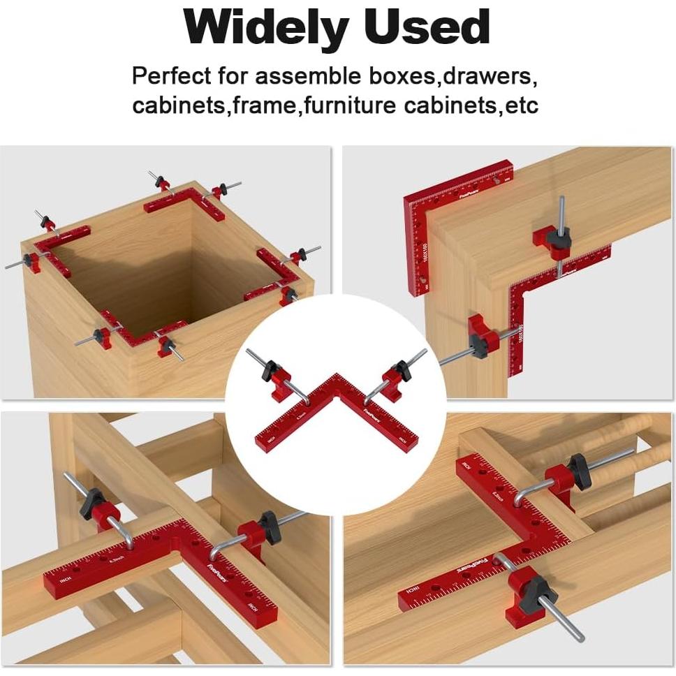 Abrazaderas de Posicionamiento 90° FivePears 16x16cm 2 Pack