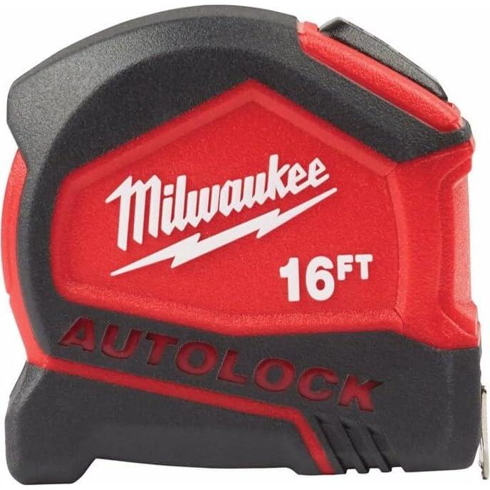 Cinta Métrica Milwaukee 4.88m con Freno Automático