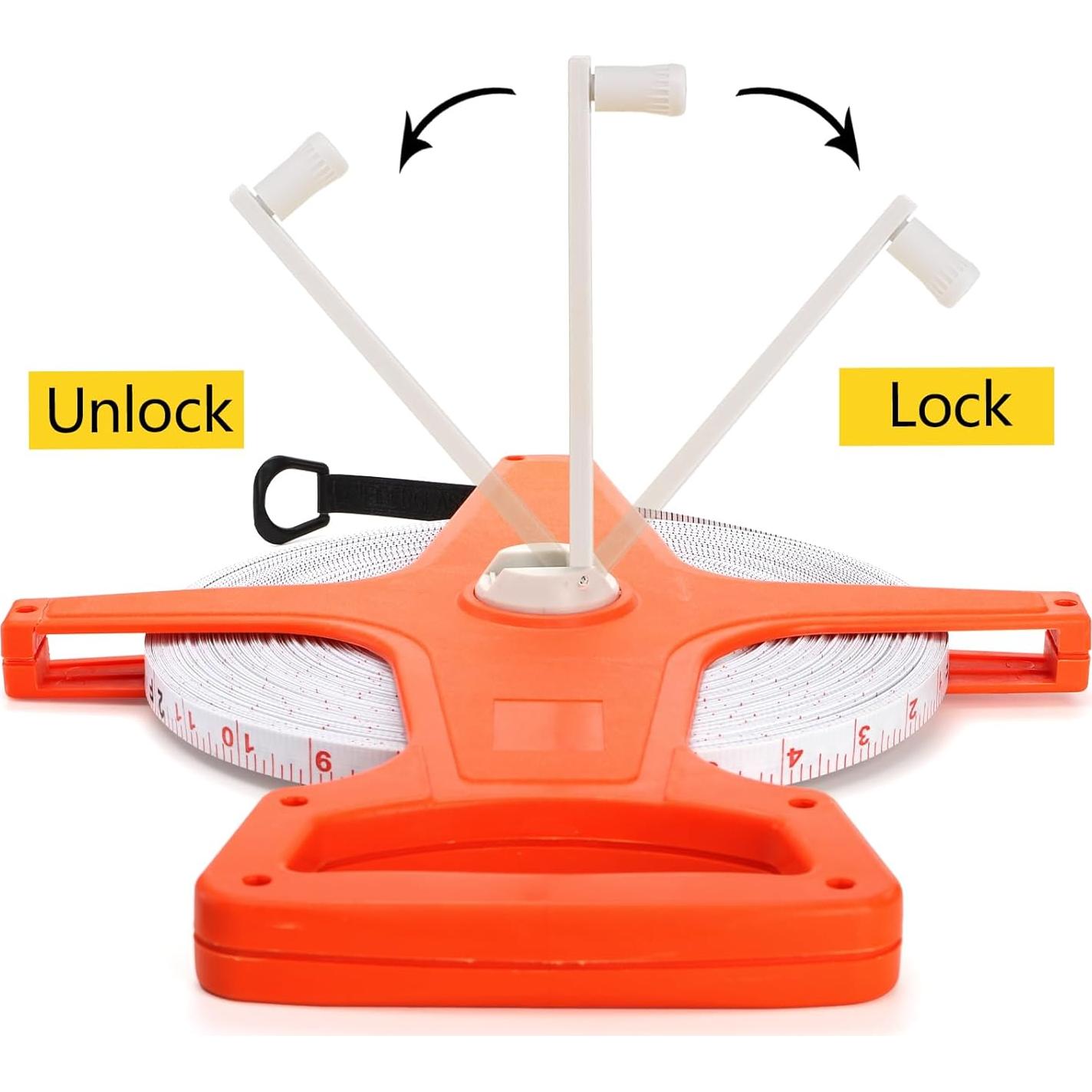 Cinta Métrica Retráctil Coloch 100 Metros Fibra de Vidrio