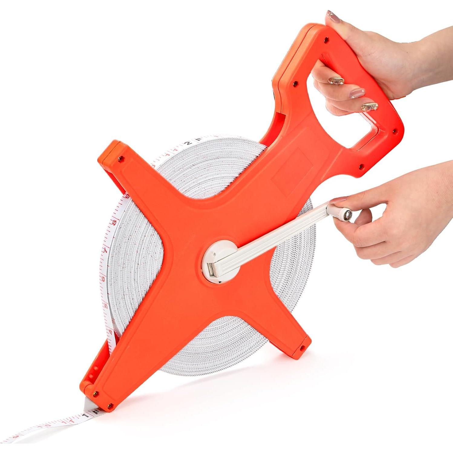 Cinta Métrica Retráctil Coloch 100 Metros Fibra de Vidrio