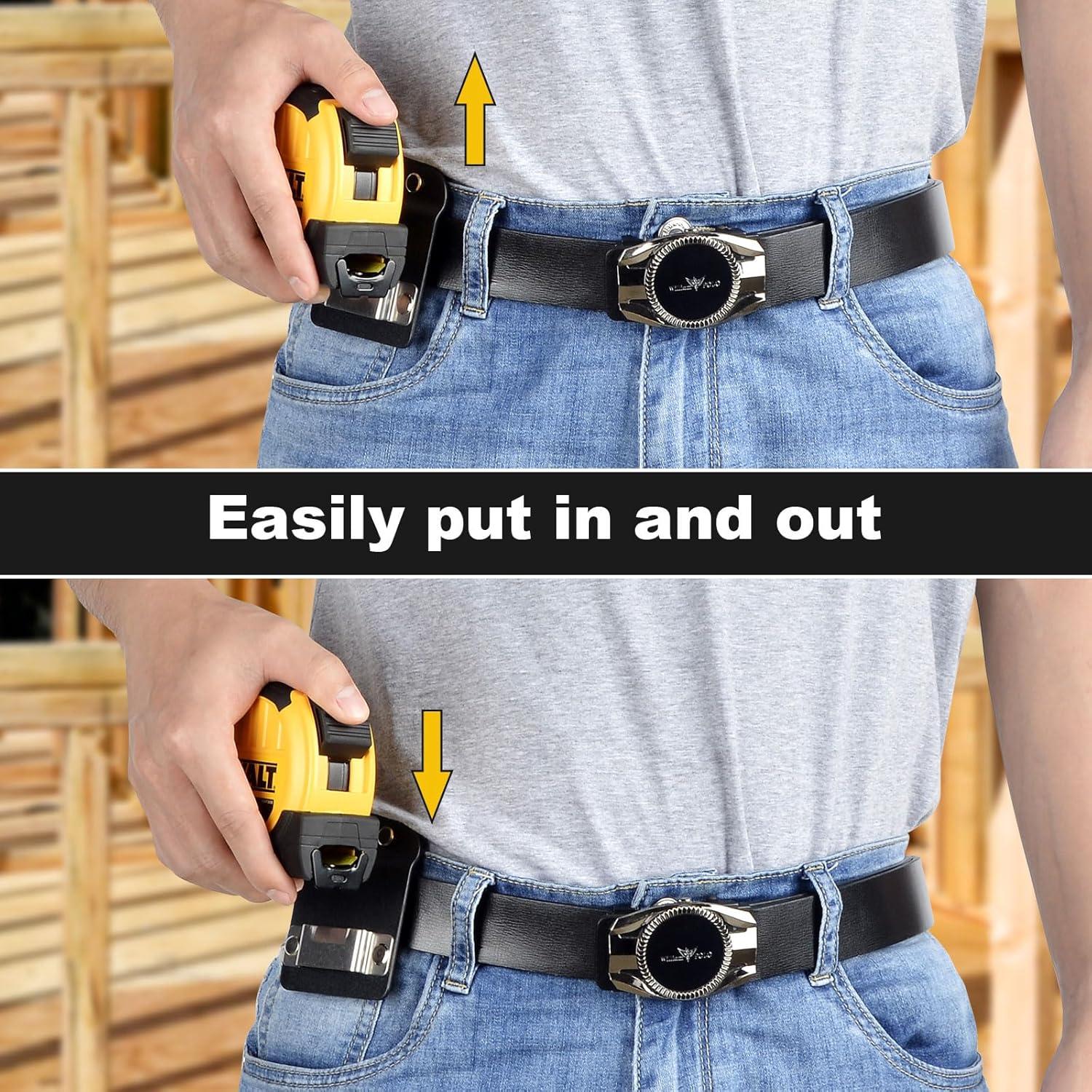 Soporte de Cinta Métrica APDTEK para Cinturón - Negro