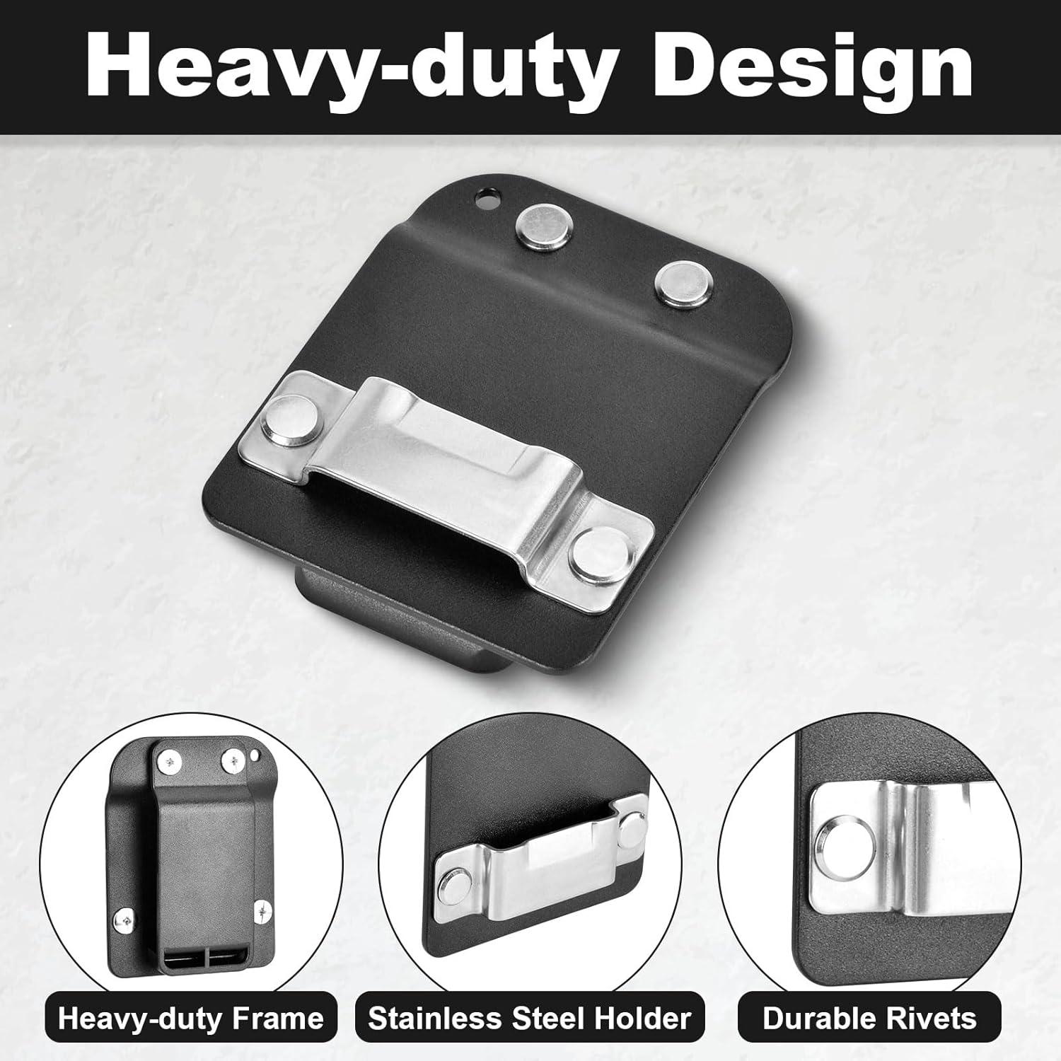 Soporte de Cinta Métrica APDTEK para Cinturón - Negro