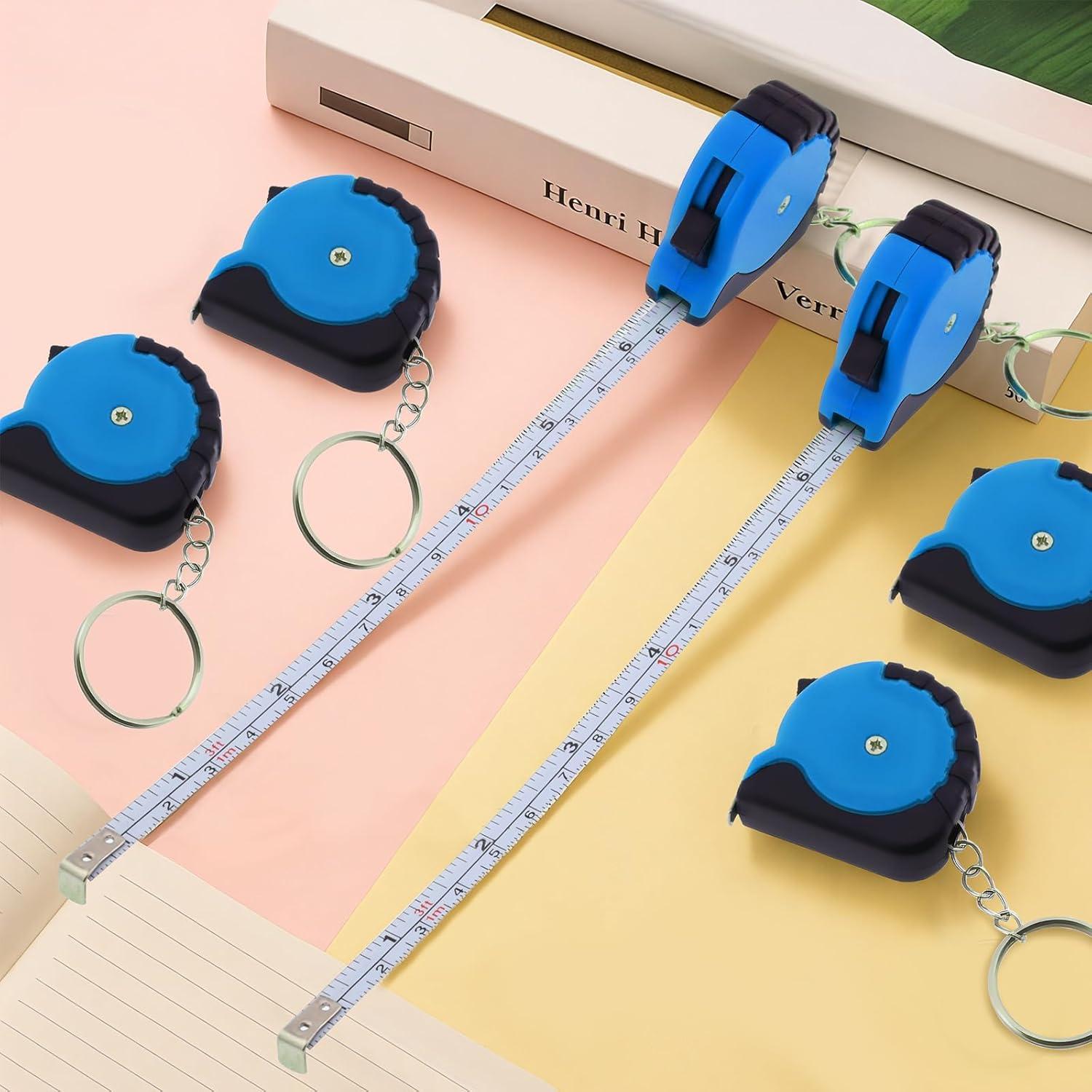 24 Cintas Métricas Retráctiles ZSCCXQ 100cm con Llavero
