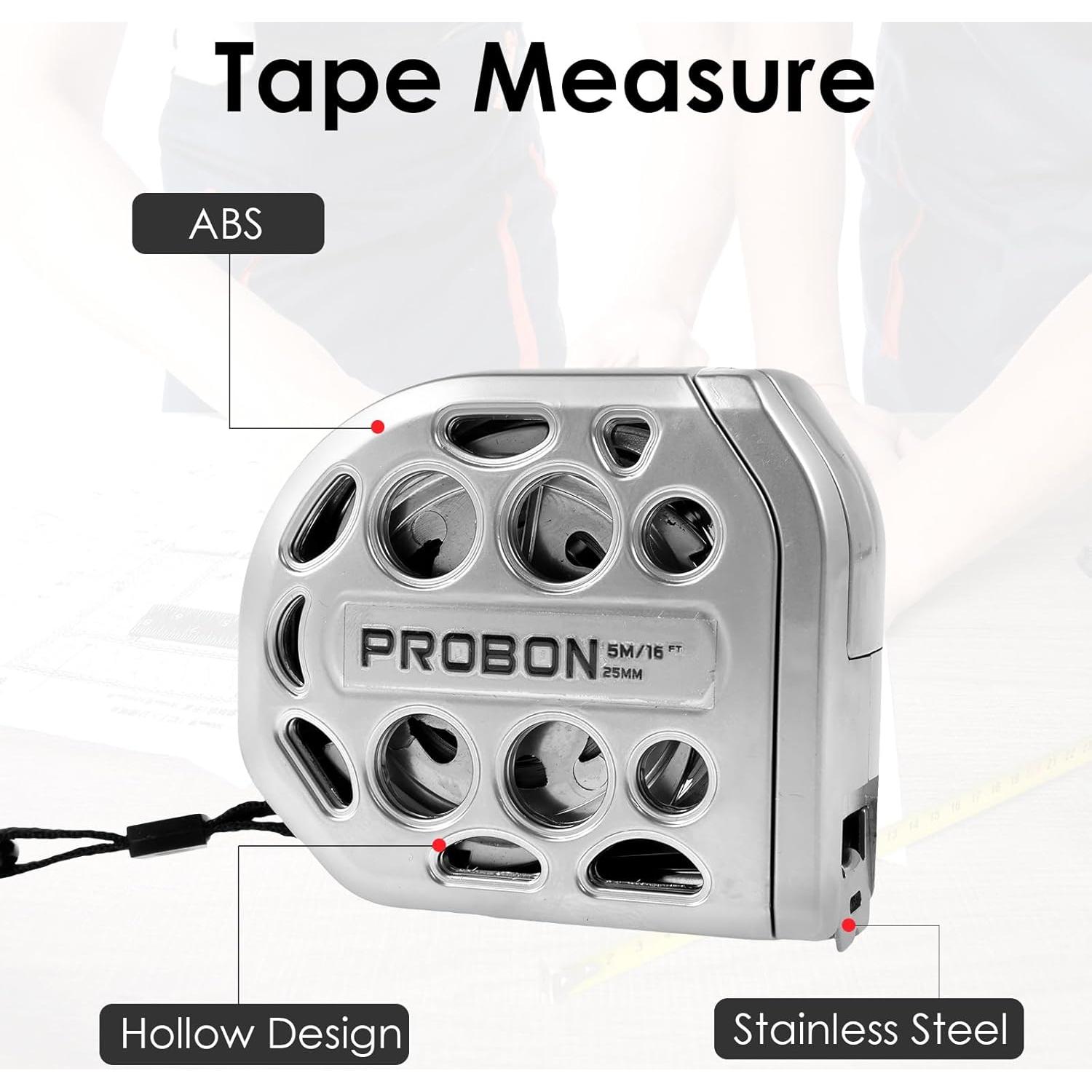 Cinta Métrica Retráctil 5m Acero Inoxidable KJCBKCB