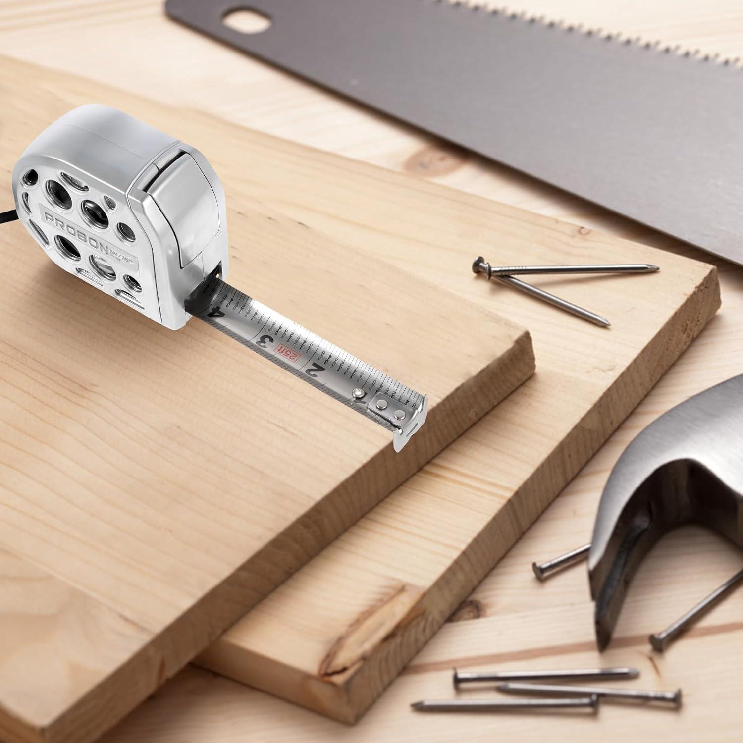 Cinta Métrica Retráctil 5m Acero Inoxidable KJCBKCB