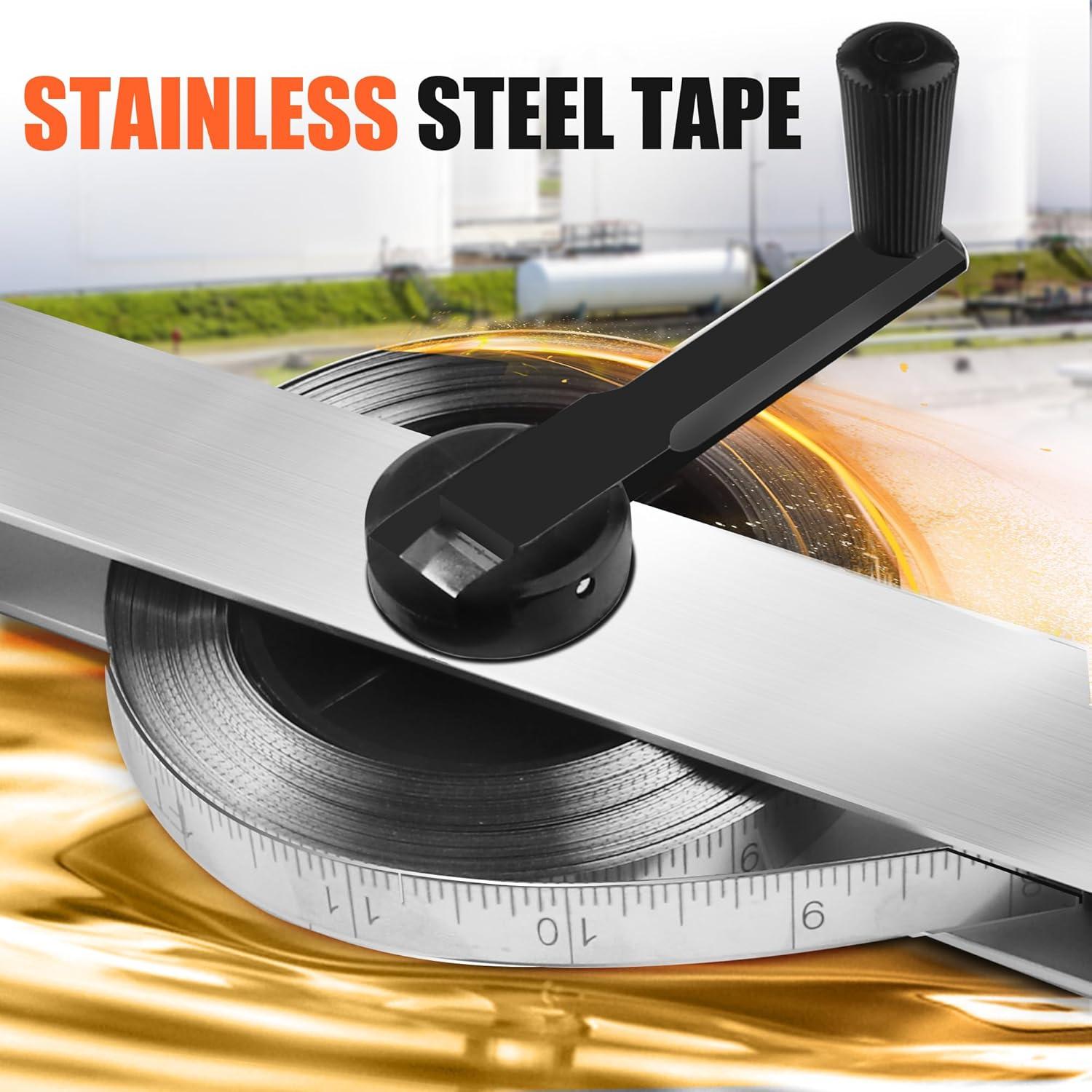 Cinta de Medición de Aceite Cekegon 20m Acero Inoxidable