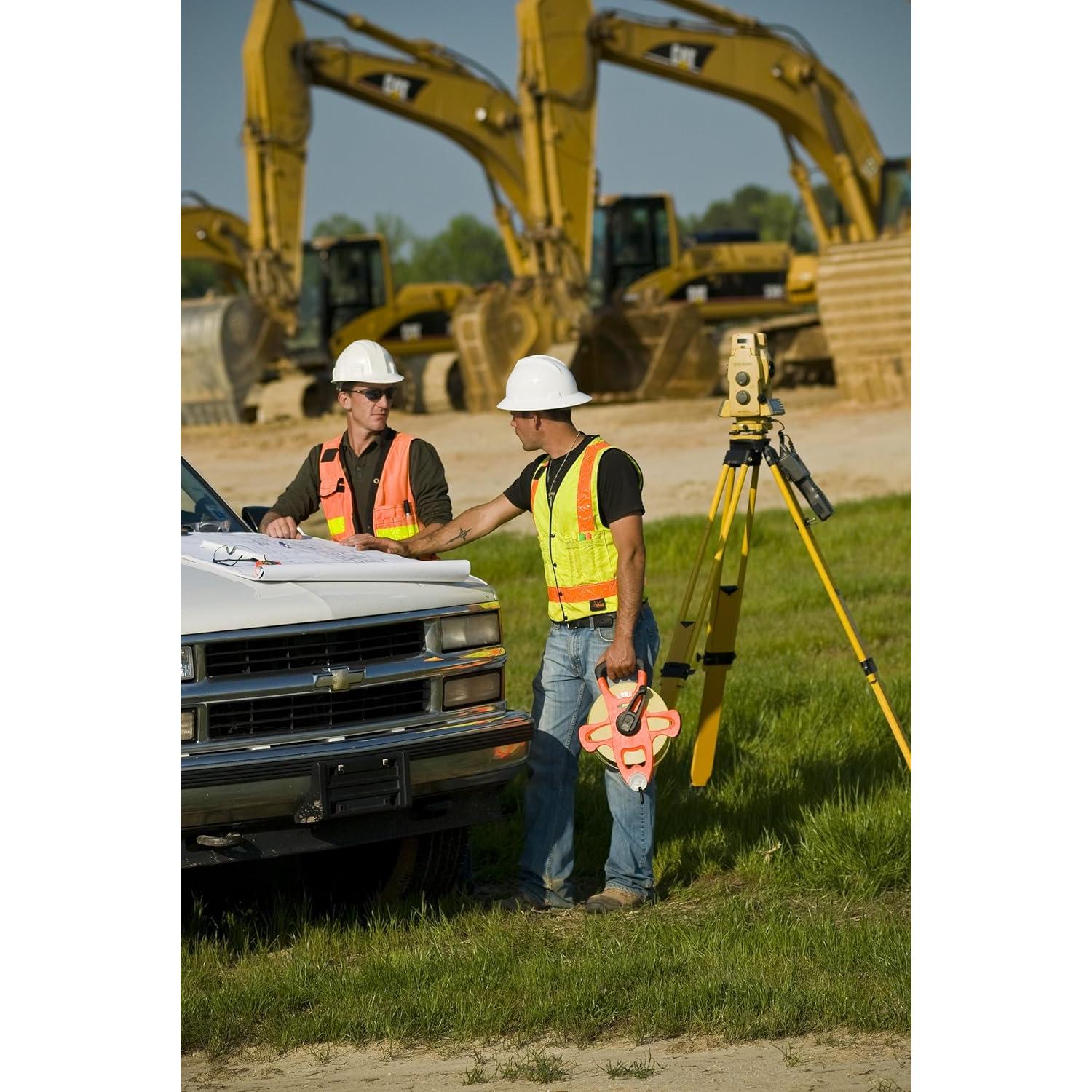 Cinta Métrica de Fibra de Vidrio 1.27 cm x 13.72 m Hi-Viz Naranja - FE150D