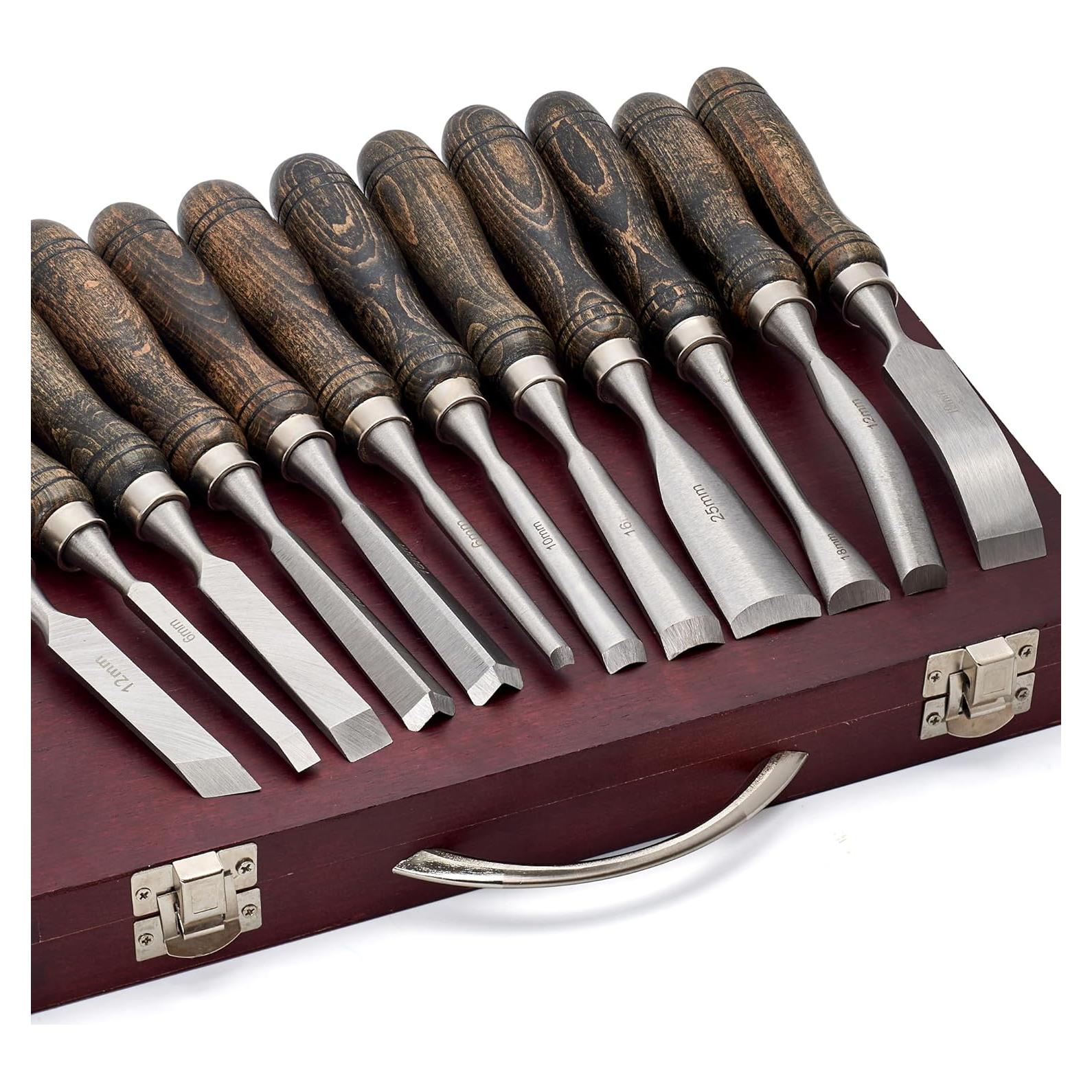 Set de Gubias de Madera SELFIE CAT 12 Piezas con Caja