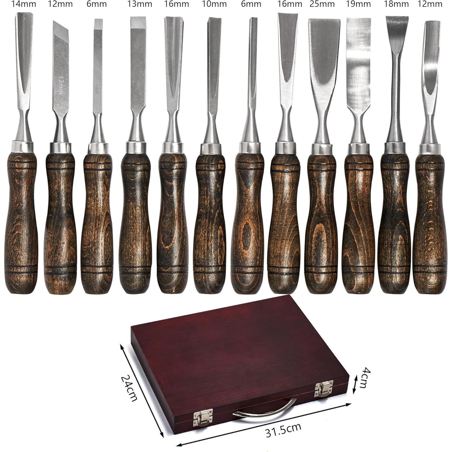 Set de Gubias de Madera SELFIE CAT 12 Piezas con Caja