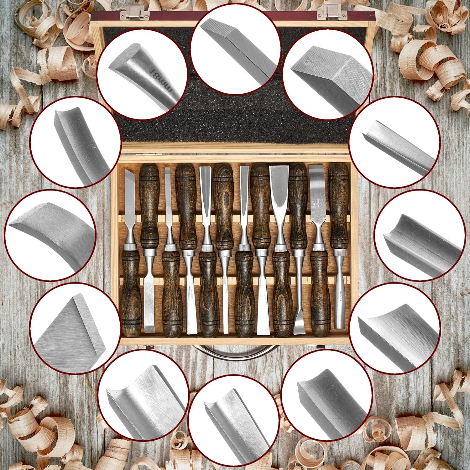 Set de Gubias de Madera SELFIE CAT 12 Piezas con Caja