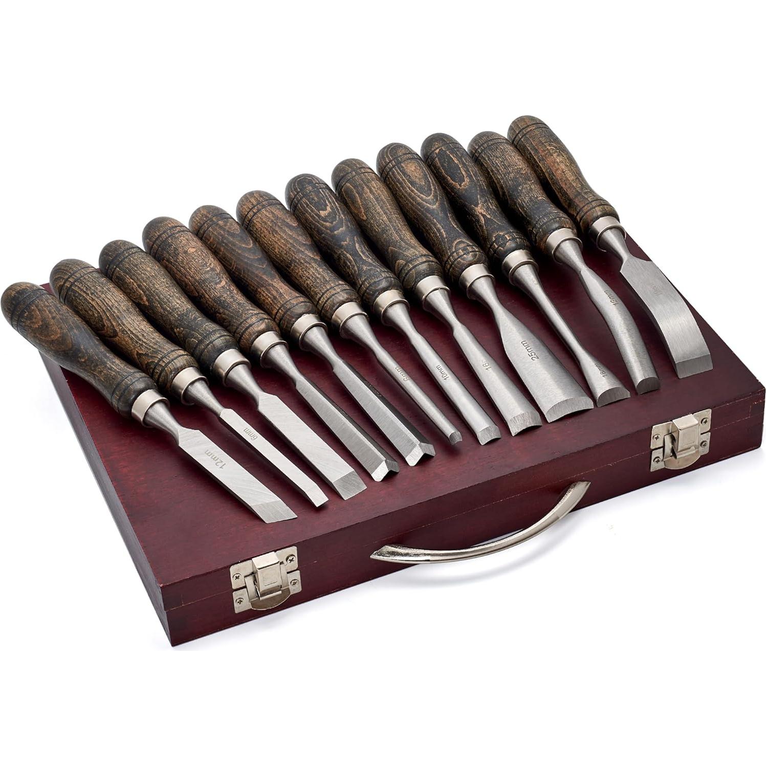 Set de Gubias de Madera SELFIE CAT 12 Piezas con Caja