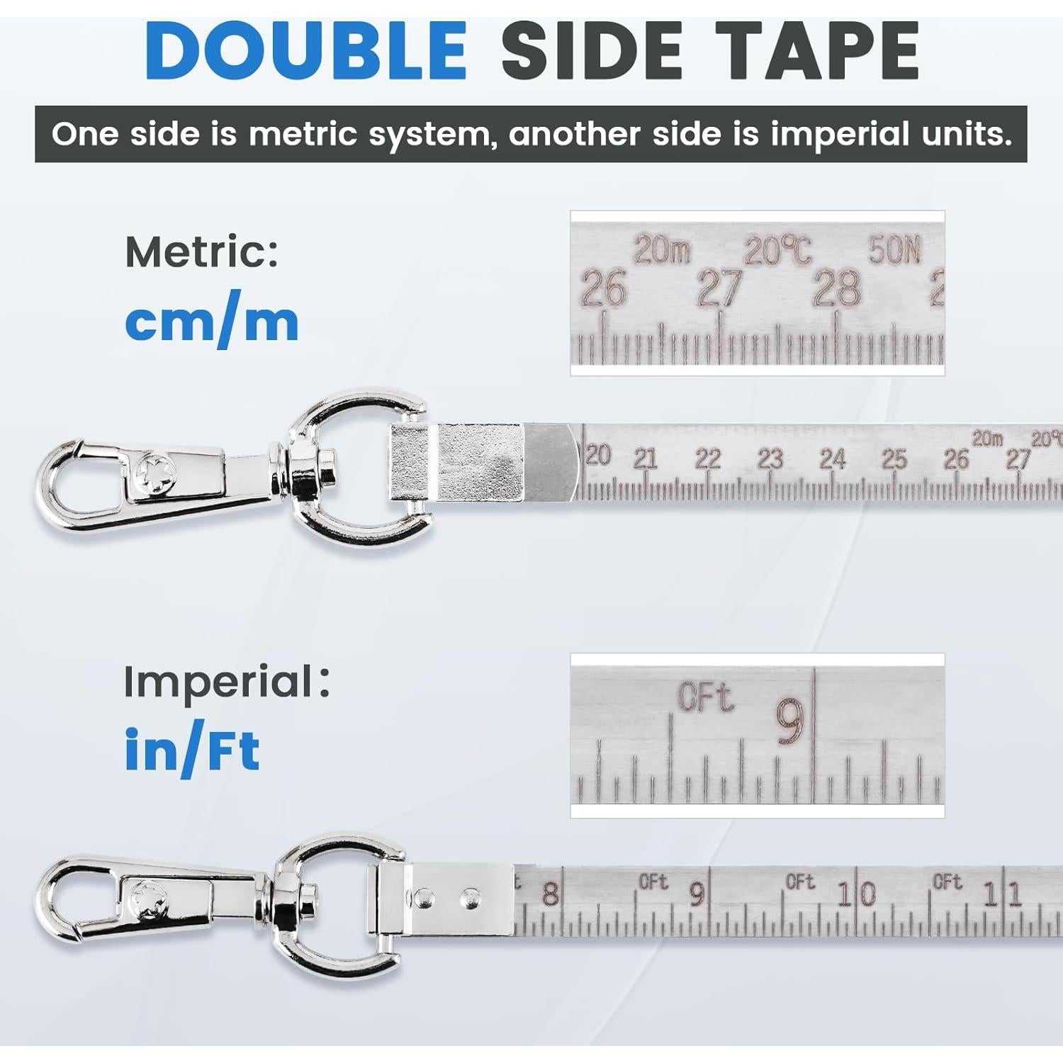 Cinta de Medición de Tanques de Aceite YJINGRUI 10m Acero Inoxidable