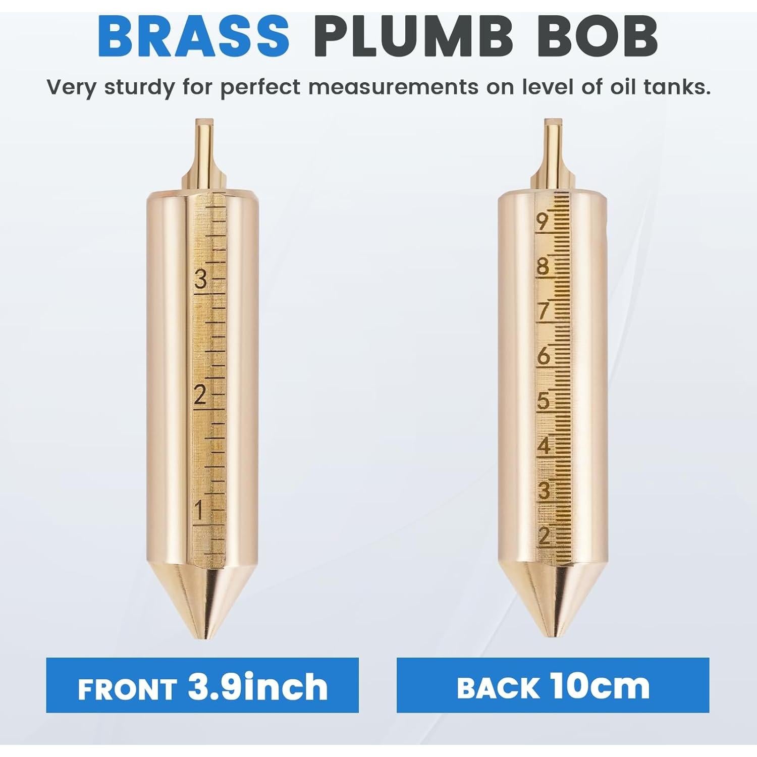 Cinta de Medición de Tanques de Aceite YJINGRUI 10m Acero Inoxidable