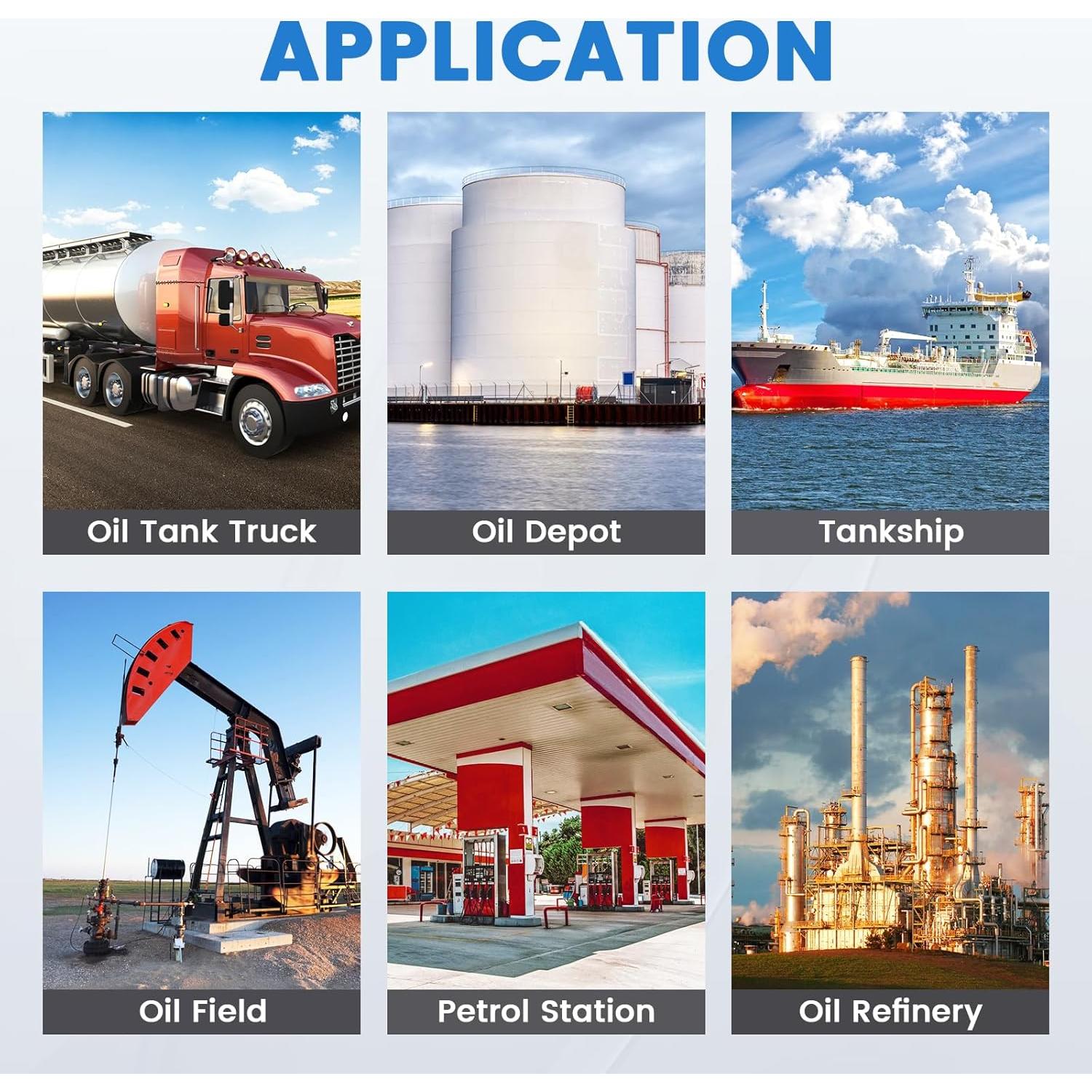 Cinta de Medición de Tanques de Aceite YJINGRUI 10m Acero Inoxidable
