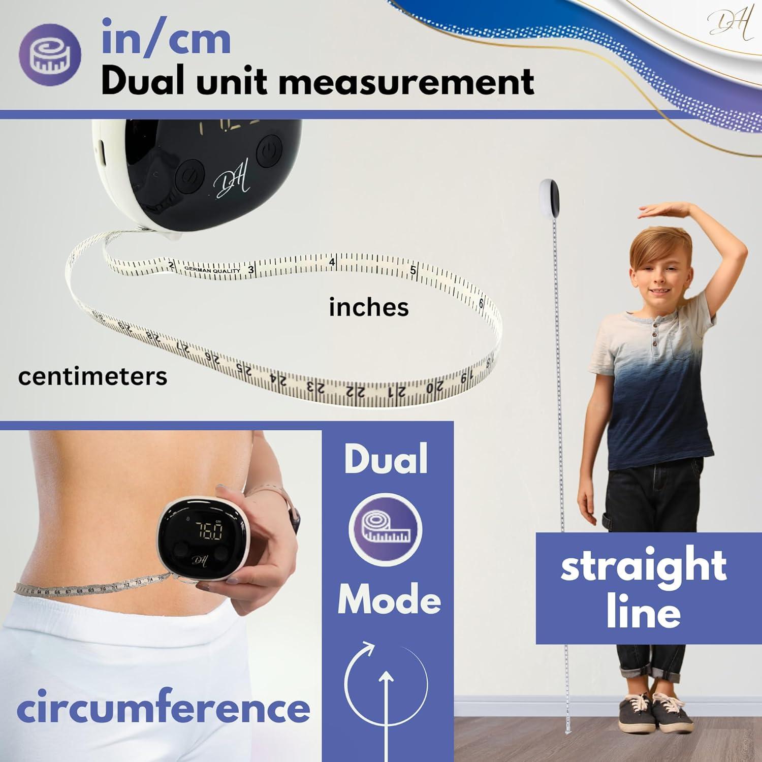 Cinta Métrica Corporal Inteligente Diamond Hills 150cm Bluetooth