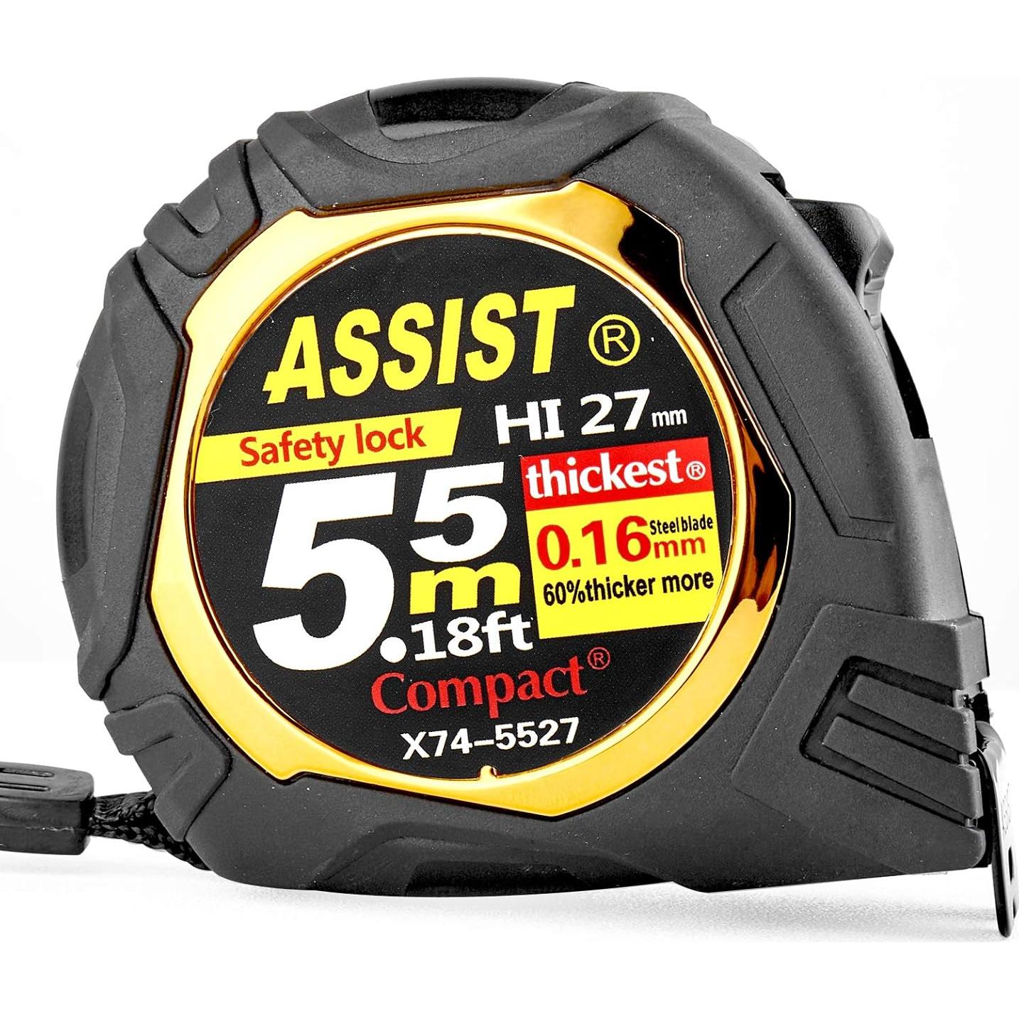 Cinta Métrica ASSIST Pro 5.5M Doble Escala Resistente