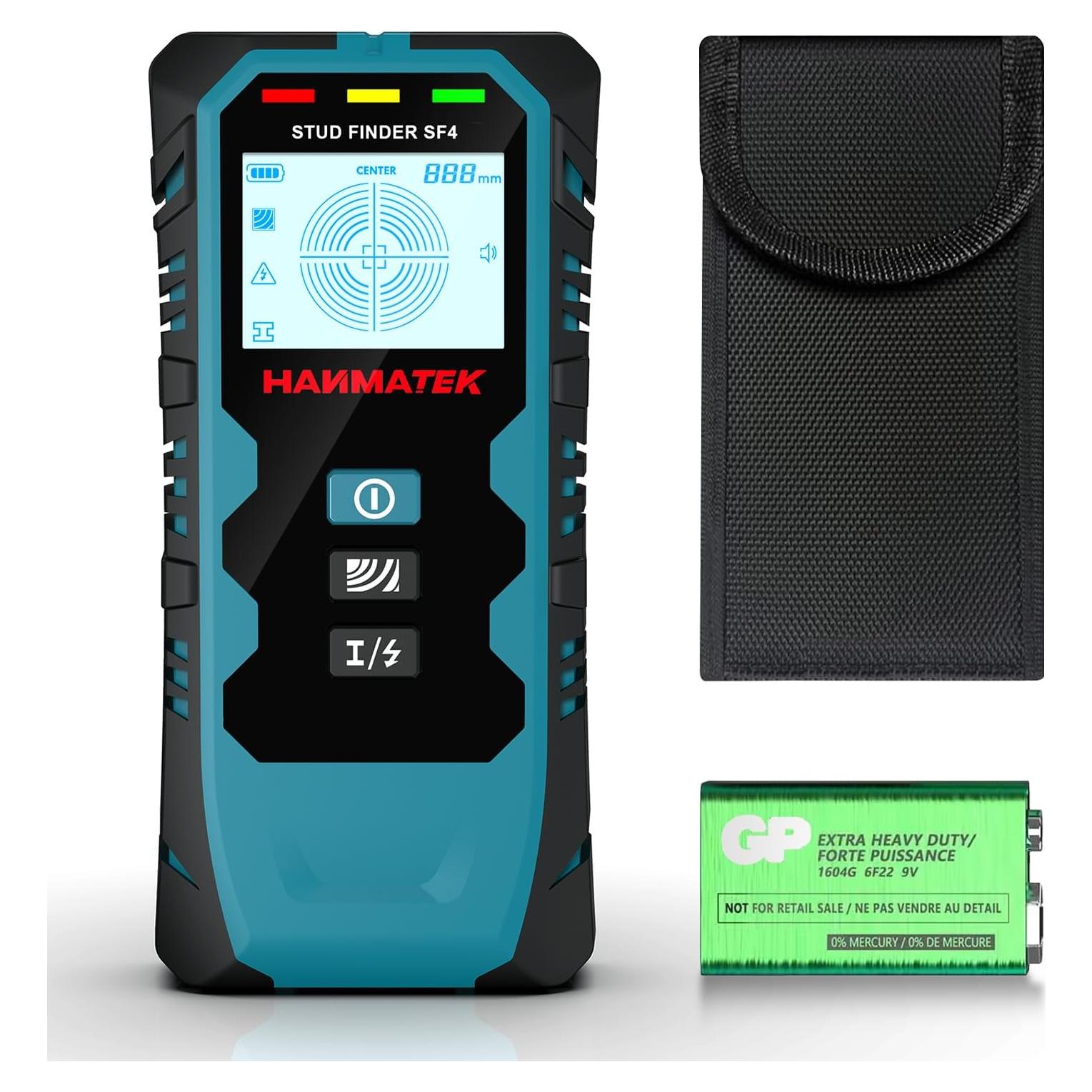 Escáner de Pared HANMATEK SF4 5 en 1 con Pantalla LCD