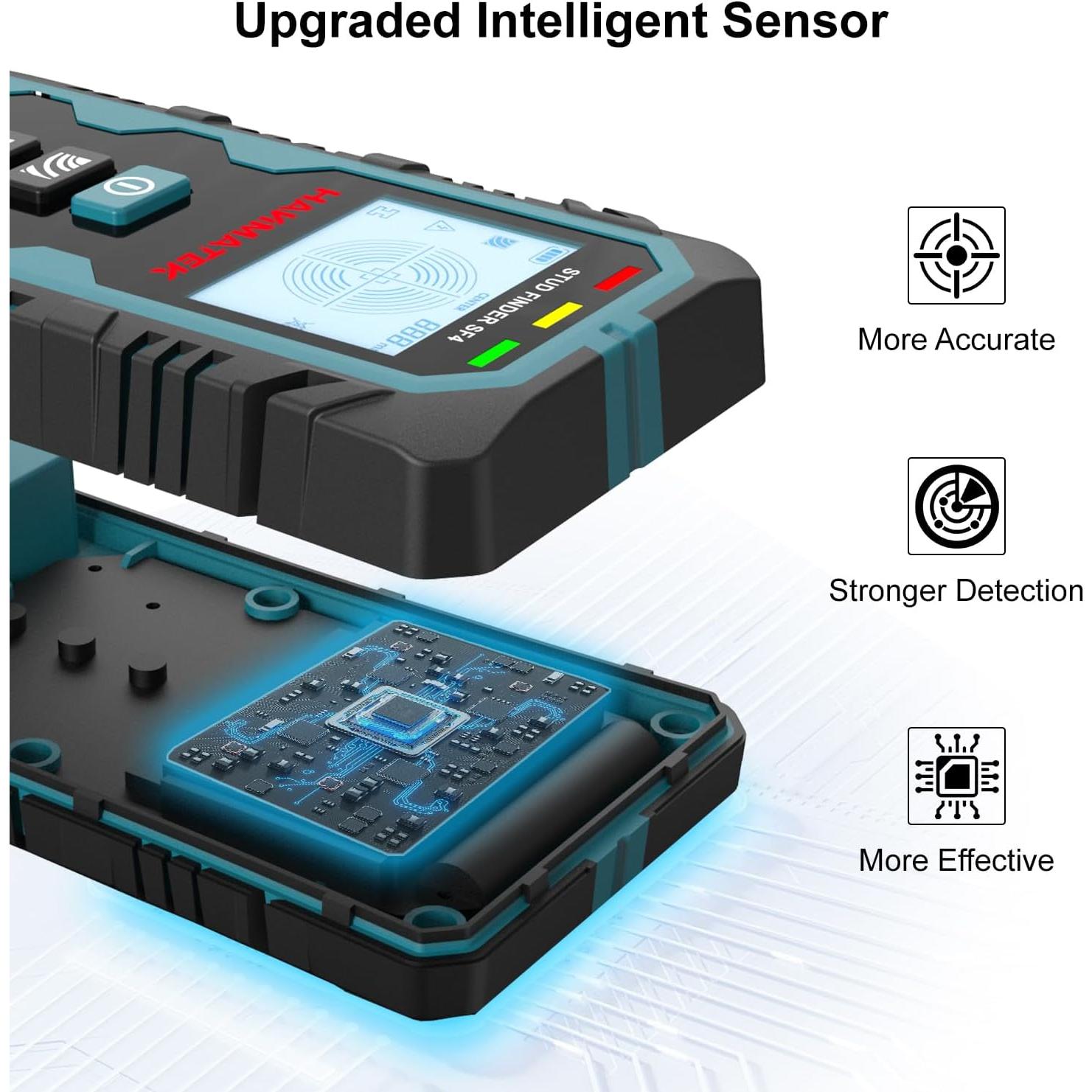 Escáner de Pared HANMATEK SF4 5 en 1 con Pantalla LCD