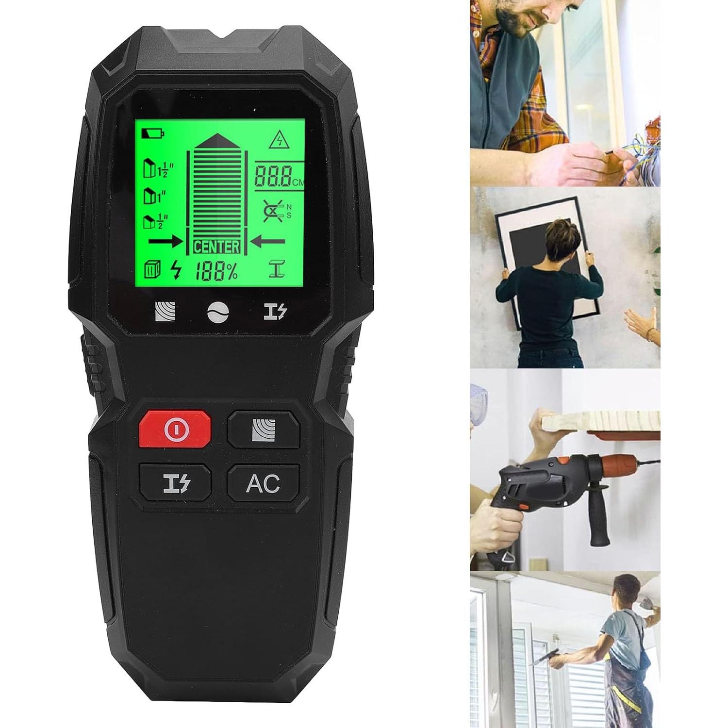 Escáner de Pared 5-en-1 Zunate con Pantalla LCD