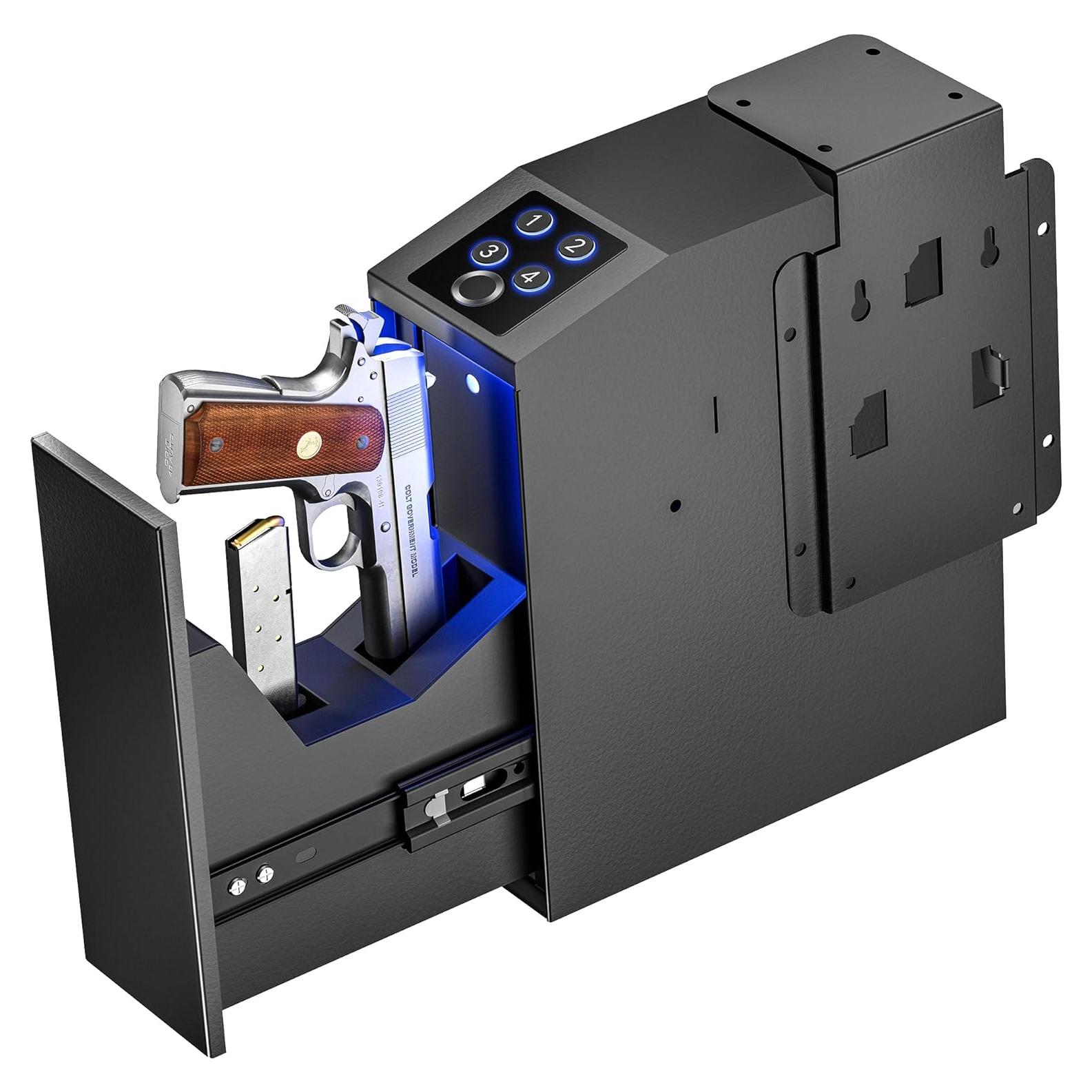 Caja Fuerte Biométrica TOPMEDA para Armas - 5.6 kg