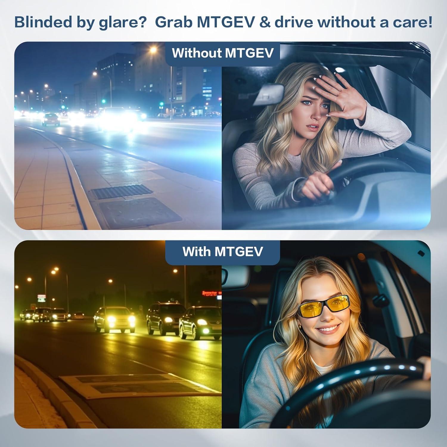 Gafas de Conducir Nocturna MTGEV Antirreflejo Polarizadas