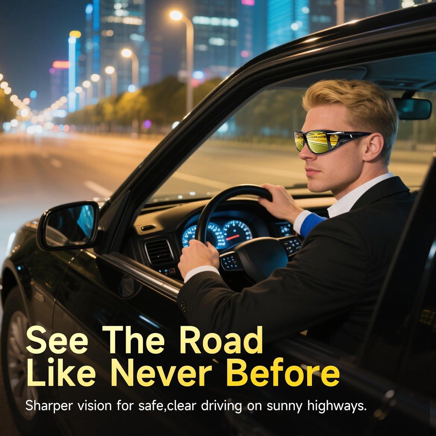 Gafas de Conducción Nocturna Cada Cool EC2502 UV400