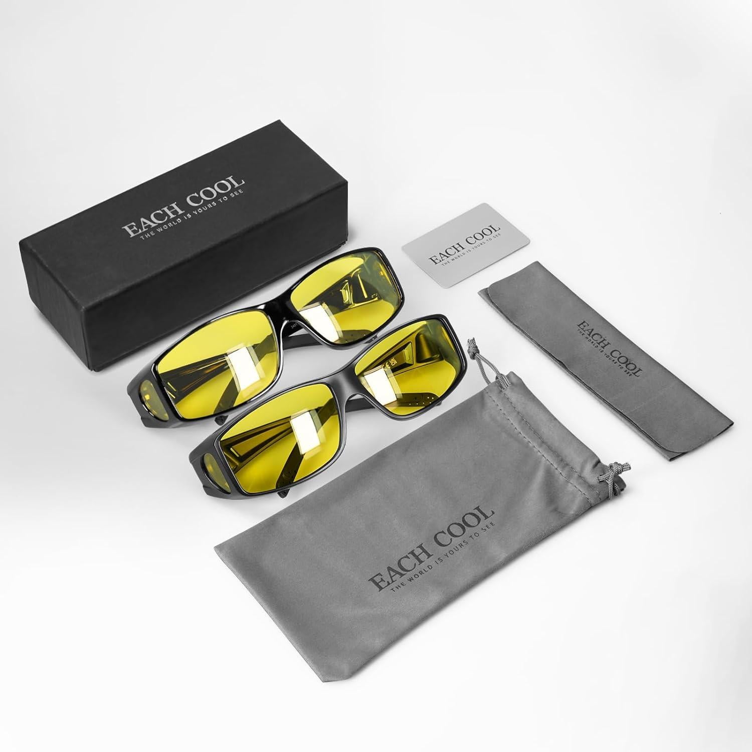 Gafas de Conducción Nocturna Cada Cool EC2502 UV400