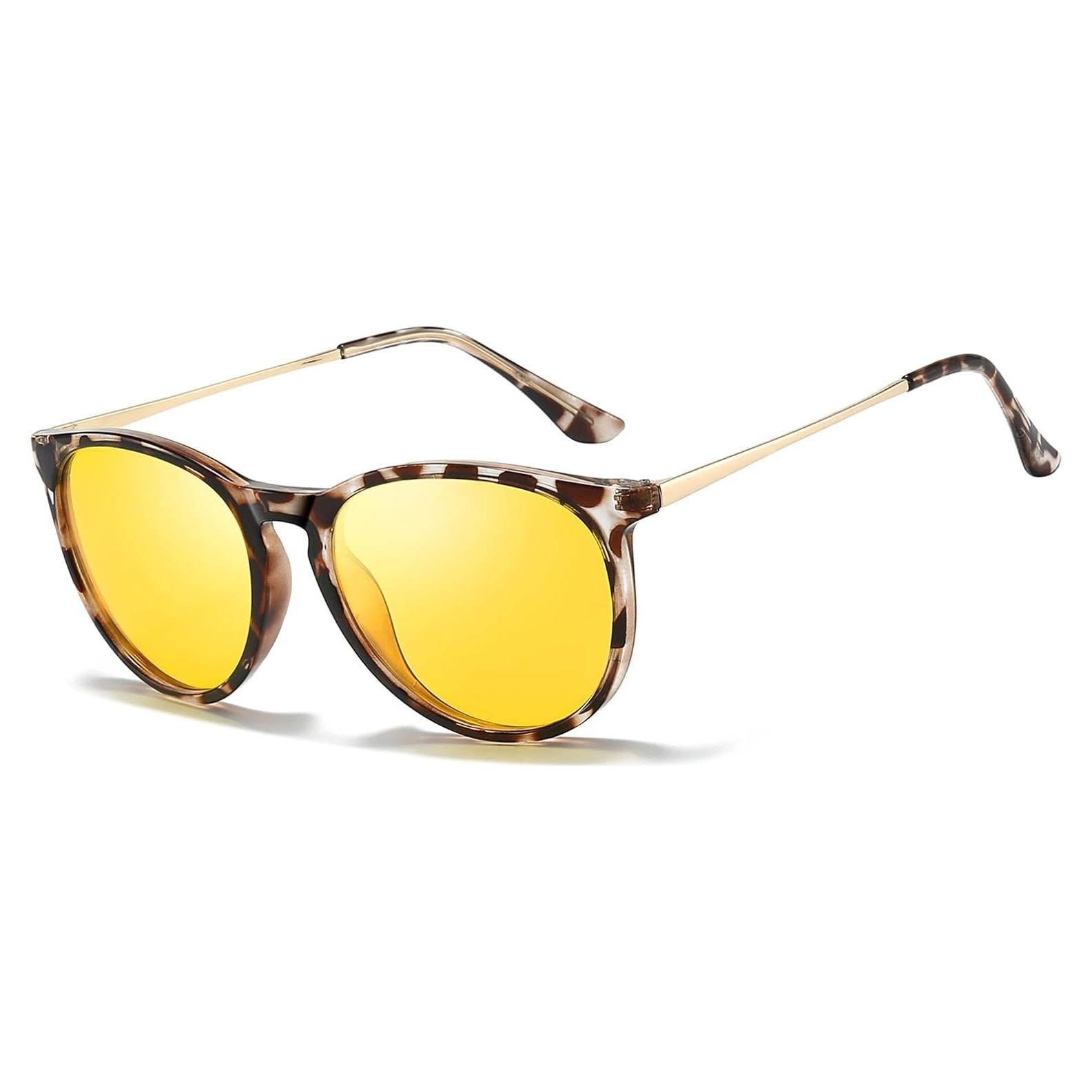 Gafas de Visión Nocturna TJUTR Polarizadas Amarillas 55mm