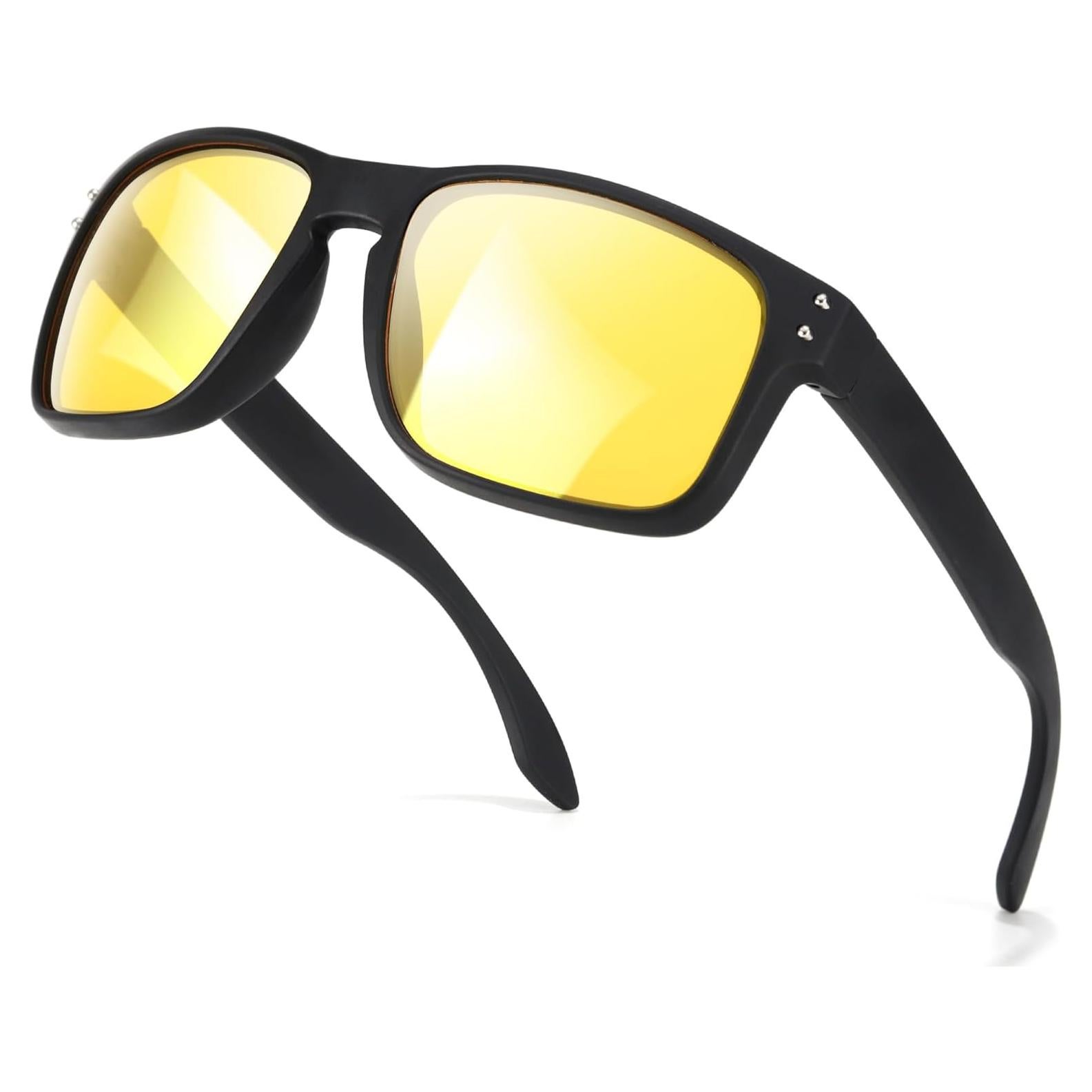 Gafas de Conducción Nocturna SIPHEW Amarillas Polarizadas