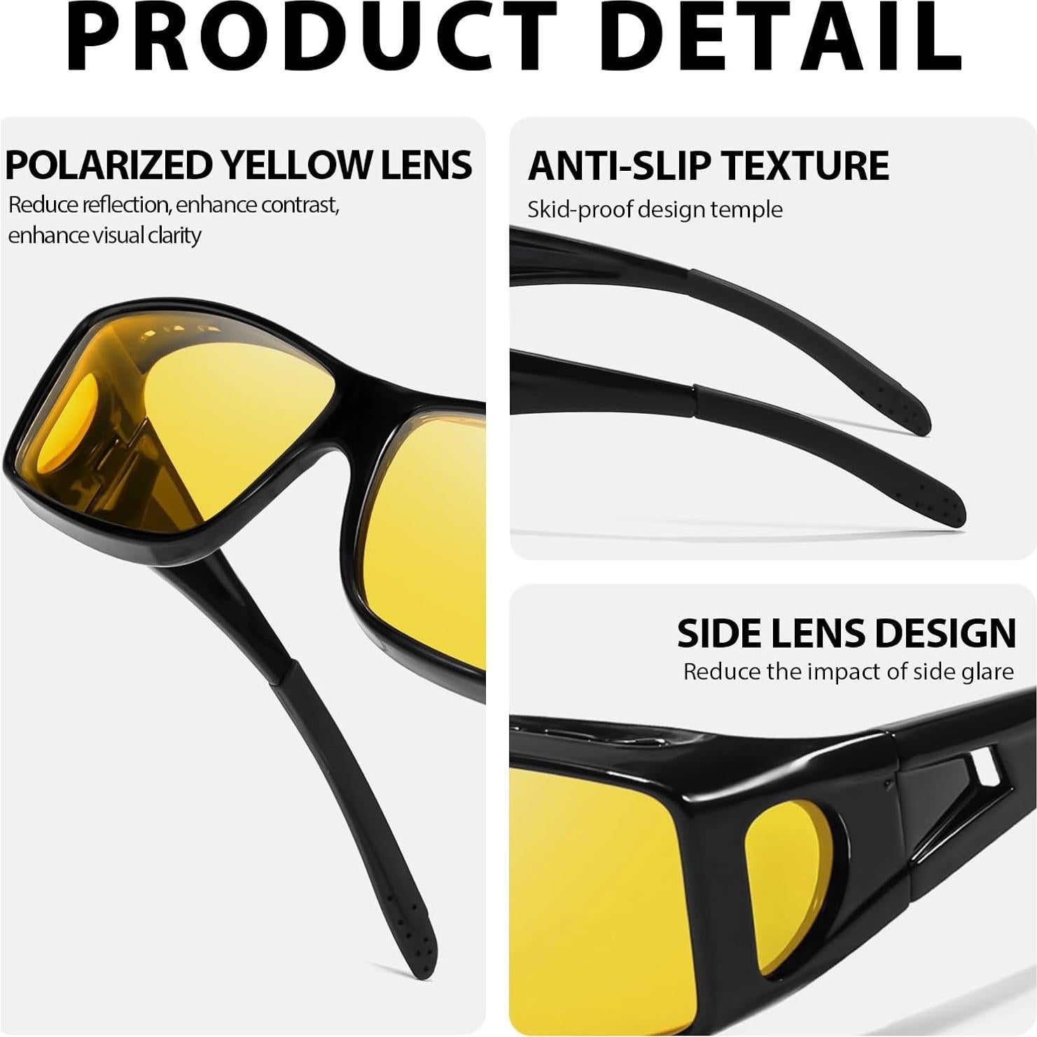 Gafas de Visión Nocturna VIEWBETTER Polarizadas 62mm