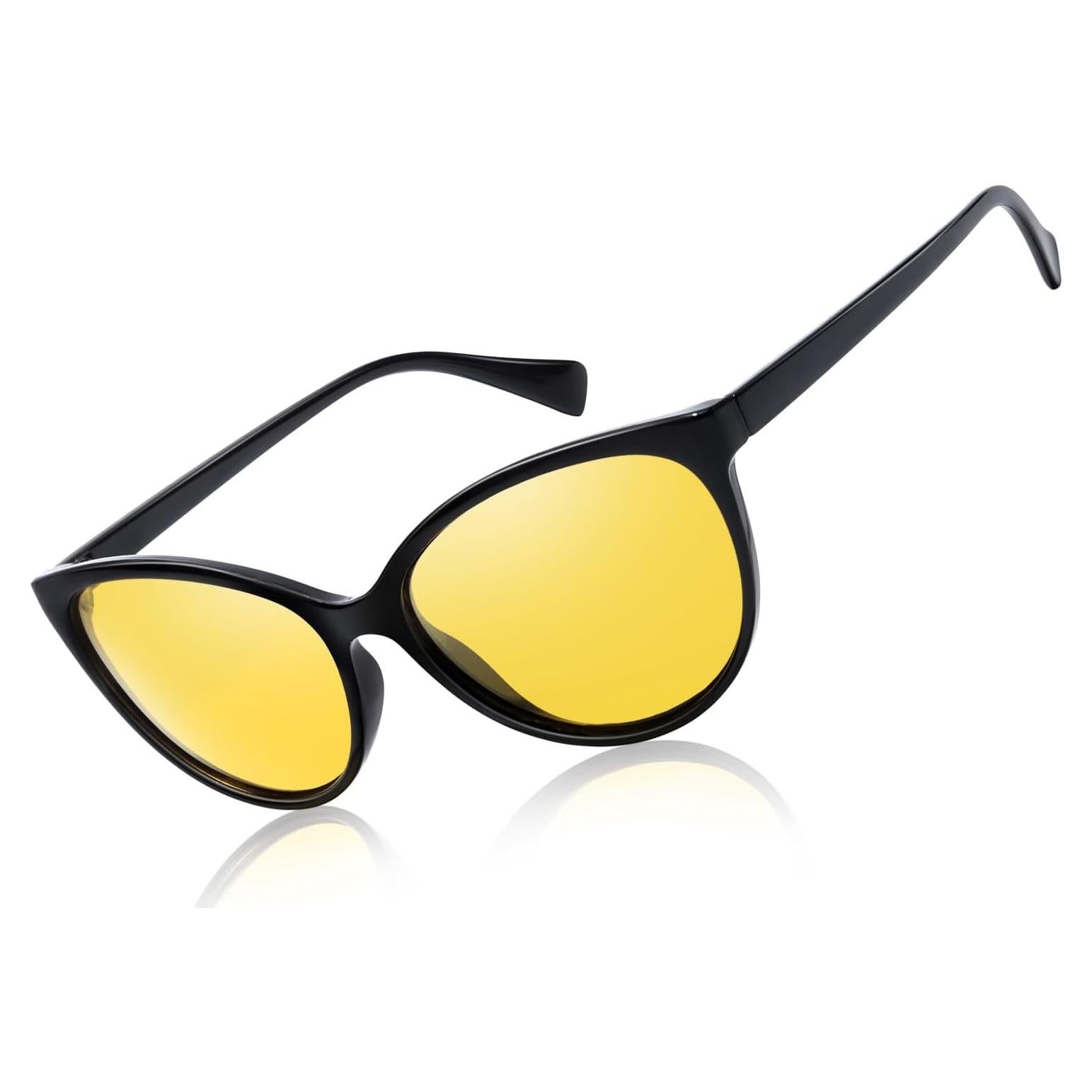 Gafas de Visión Nocturna TJUTR Polarizadas Amarillas