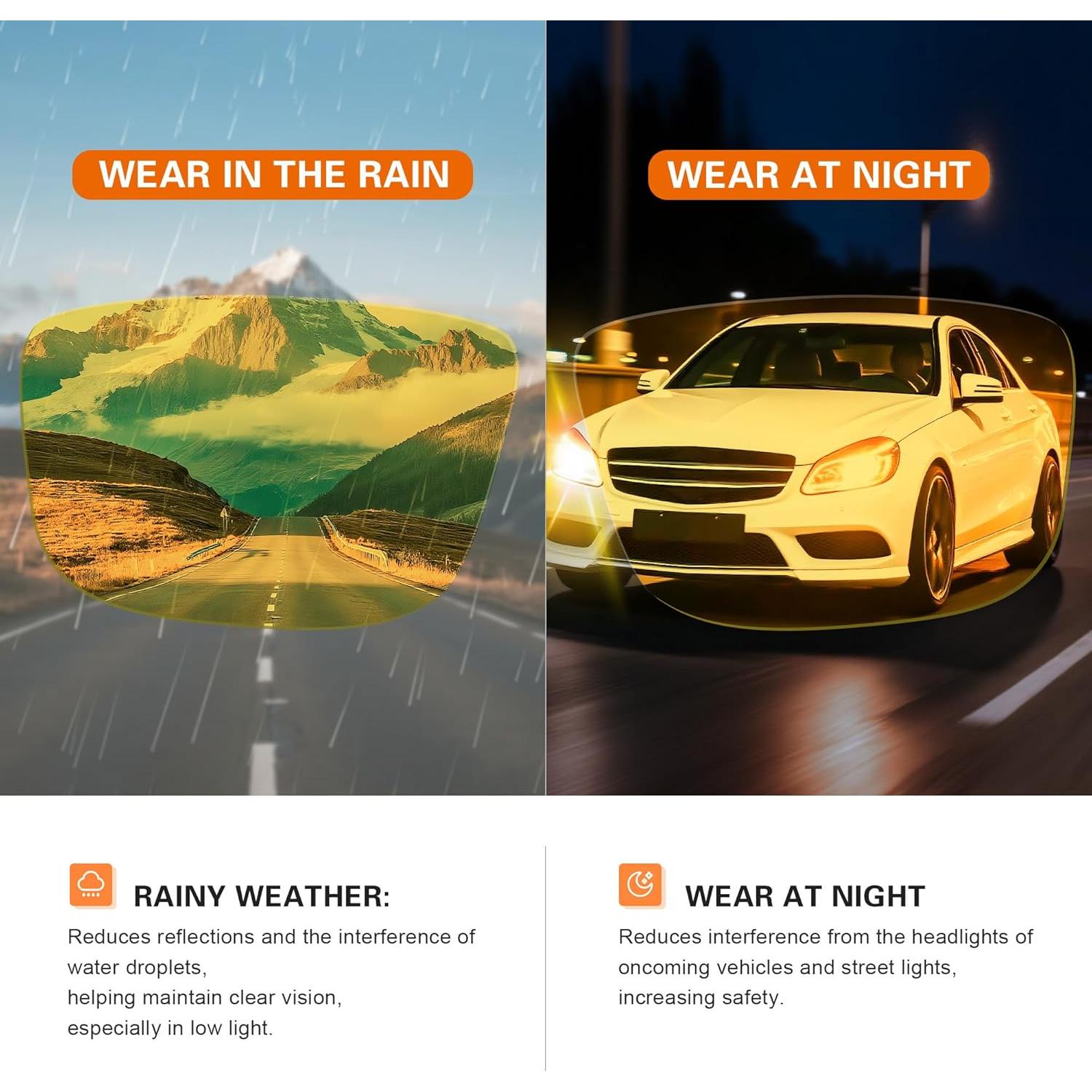 Gafas de Sol Deportivas Polarizadas Suoso UV400 para Hombres