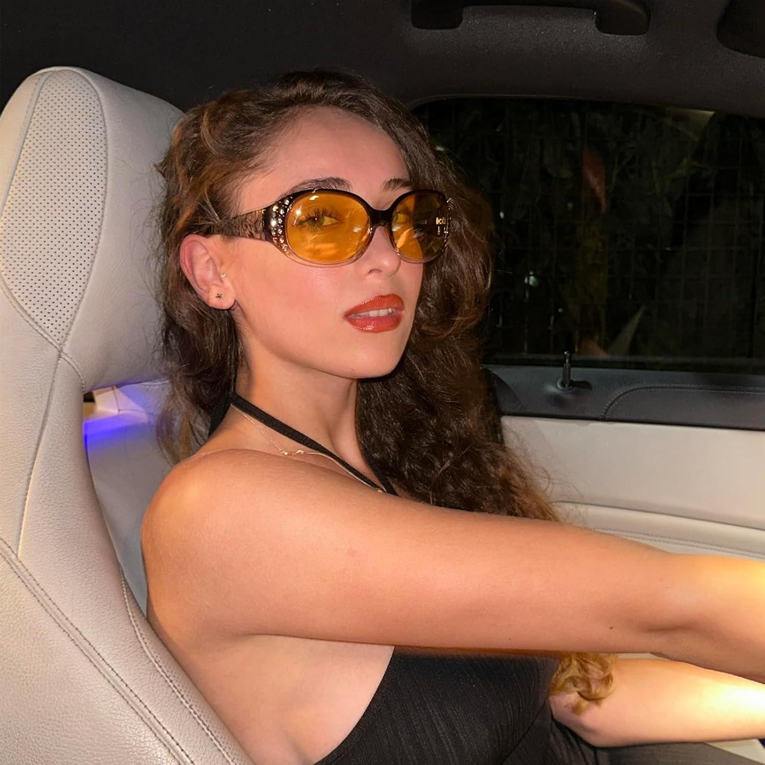 Gafas de Conducción Nocturna IGNAEF Mujeres Polarizadas Amarillas