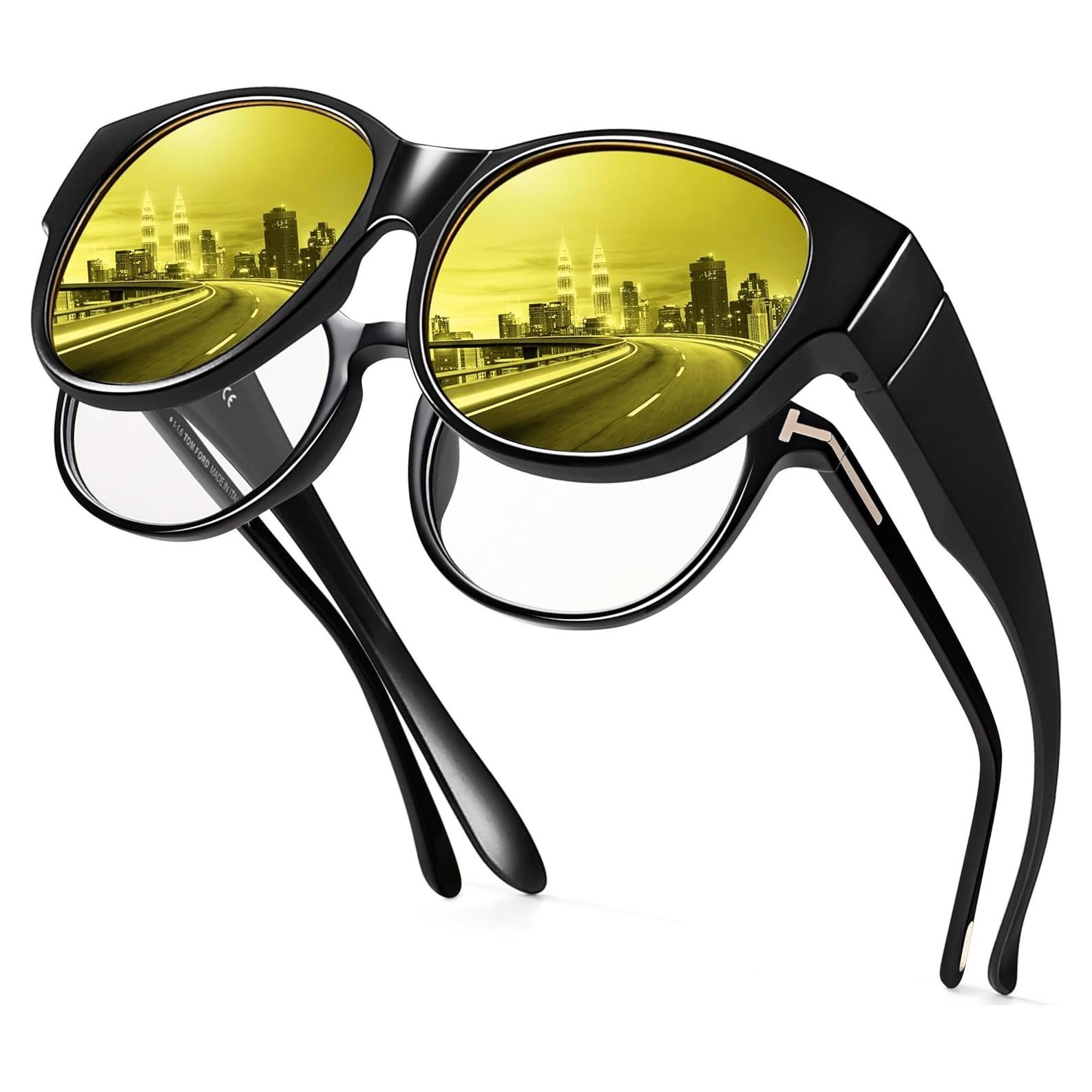 Gafas de Visión Nocturna Paukis para Conducir Mujeres Antirreflejo