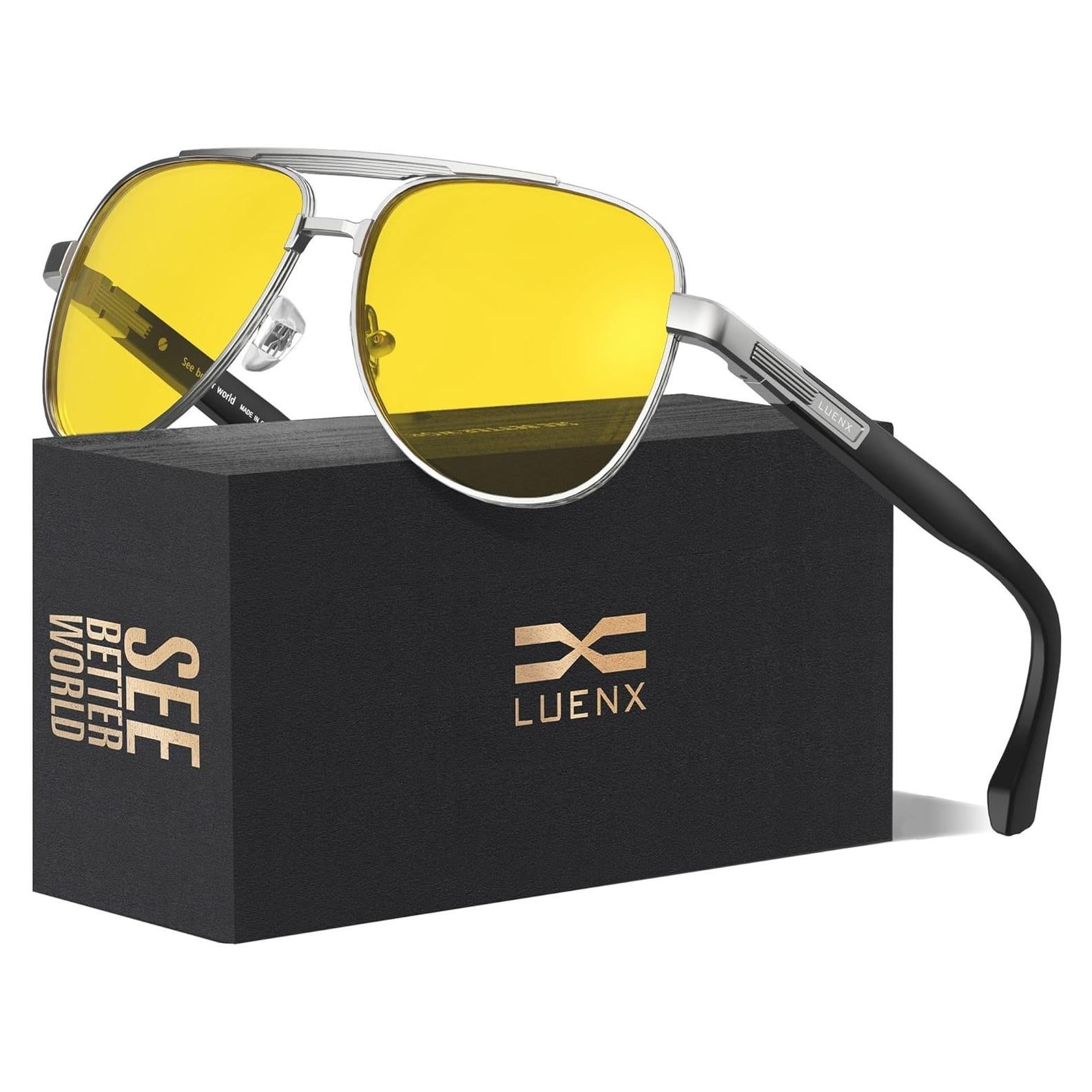 Gafas de sol LUENX Aviador Polarizadas UV400 para Conducir