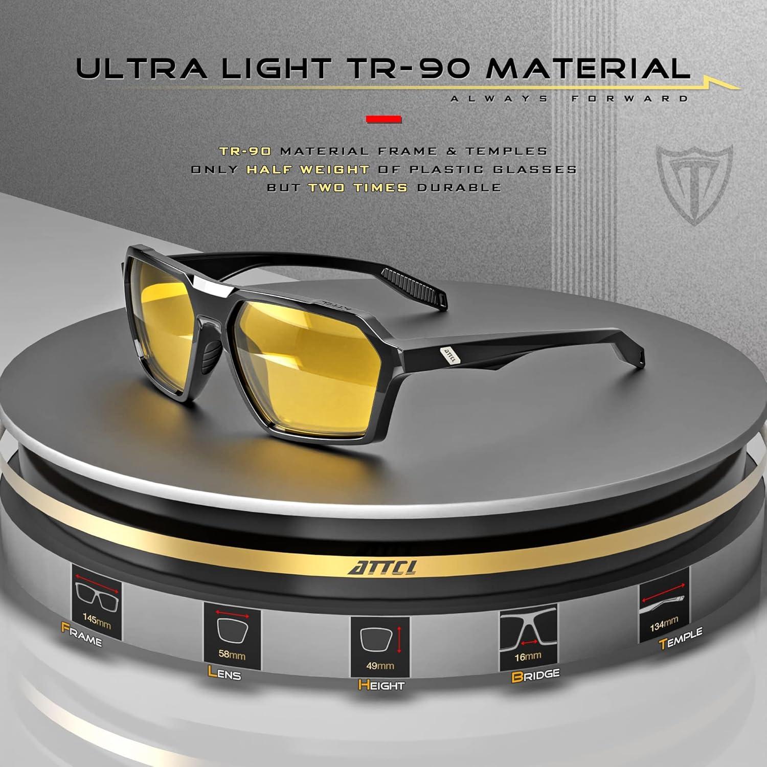 Gafas de sol polarizadas ATTCL para hombres - Modelo AT2137