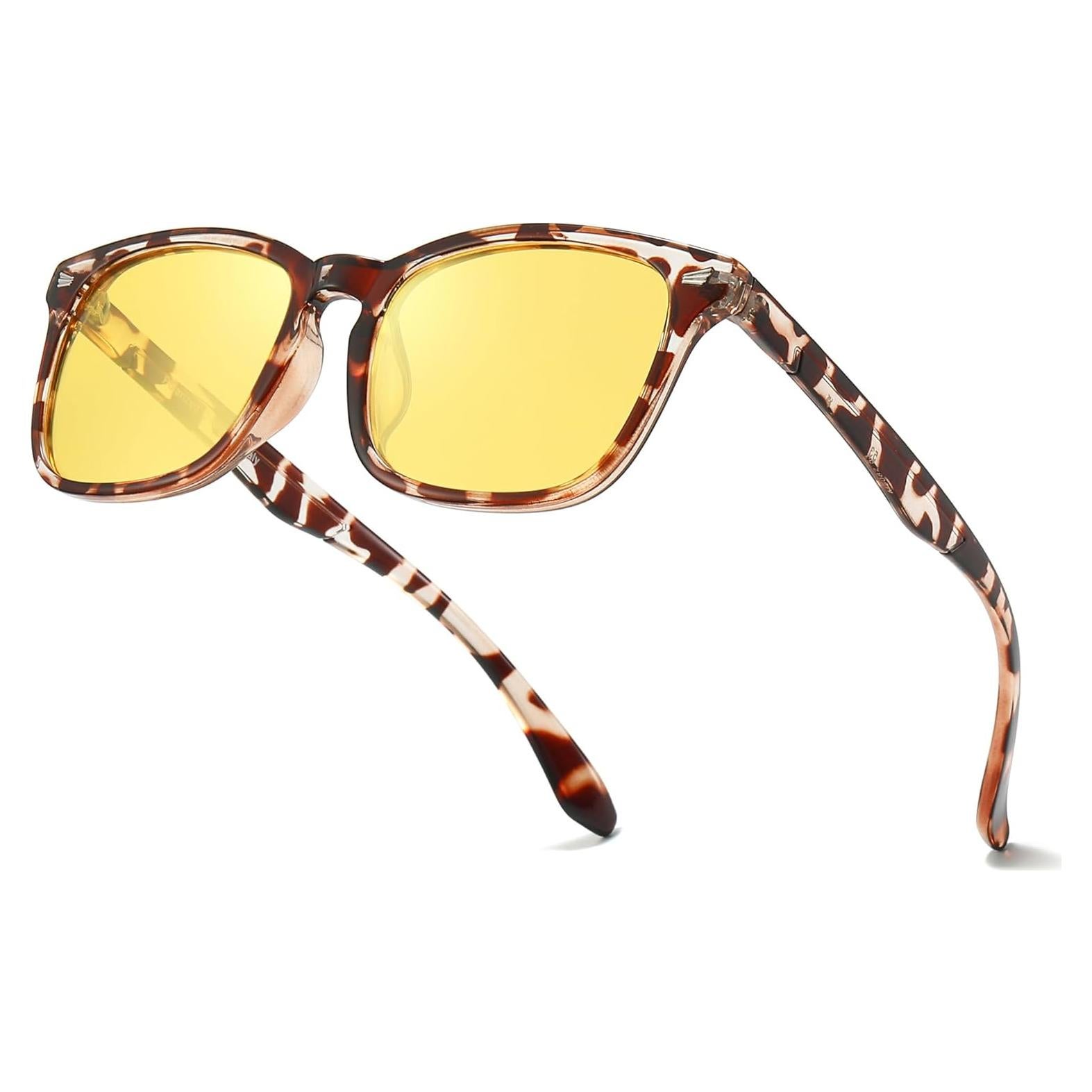 Gafas de Visión Nocturna HASFOX Amarillas Polarizadas UV 52mm