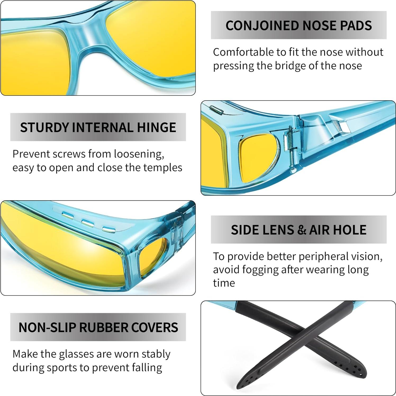 Gafas de Visión Nocturna URUMQI Polarizadas para Usar sobre Gafas