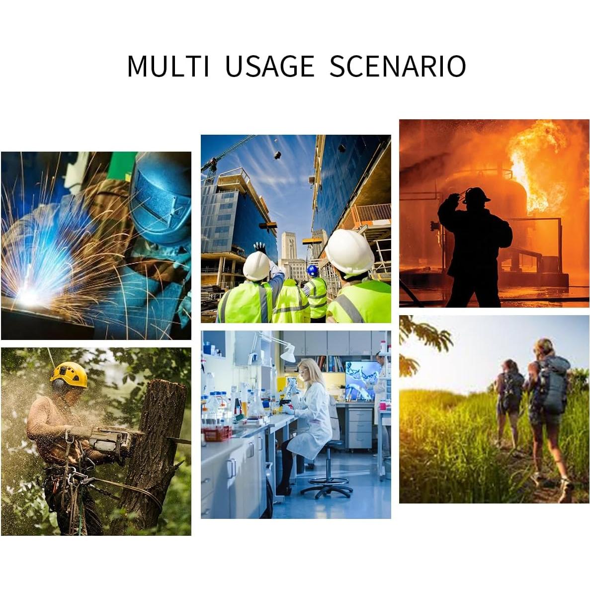 Gafas de Sol Polarizadas de Seguridad UV400 ANSI Z87 - Amarillo Mate