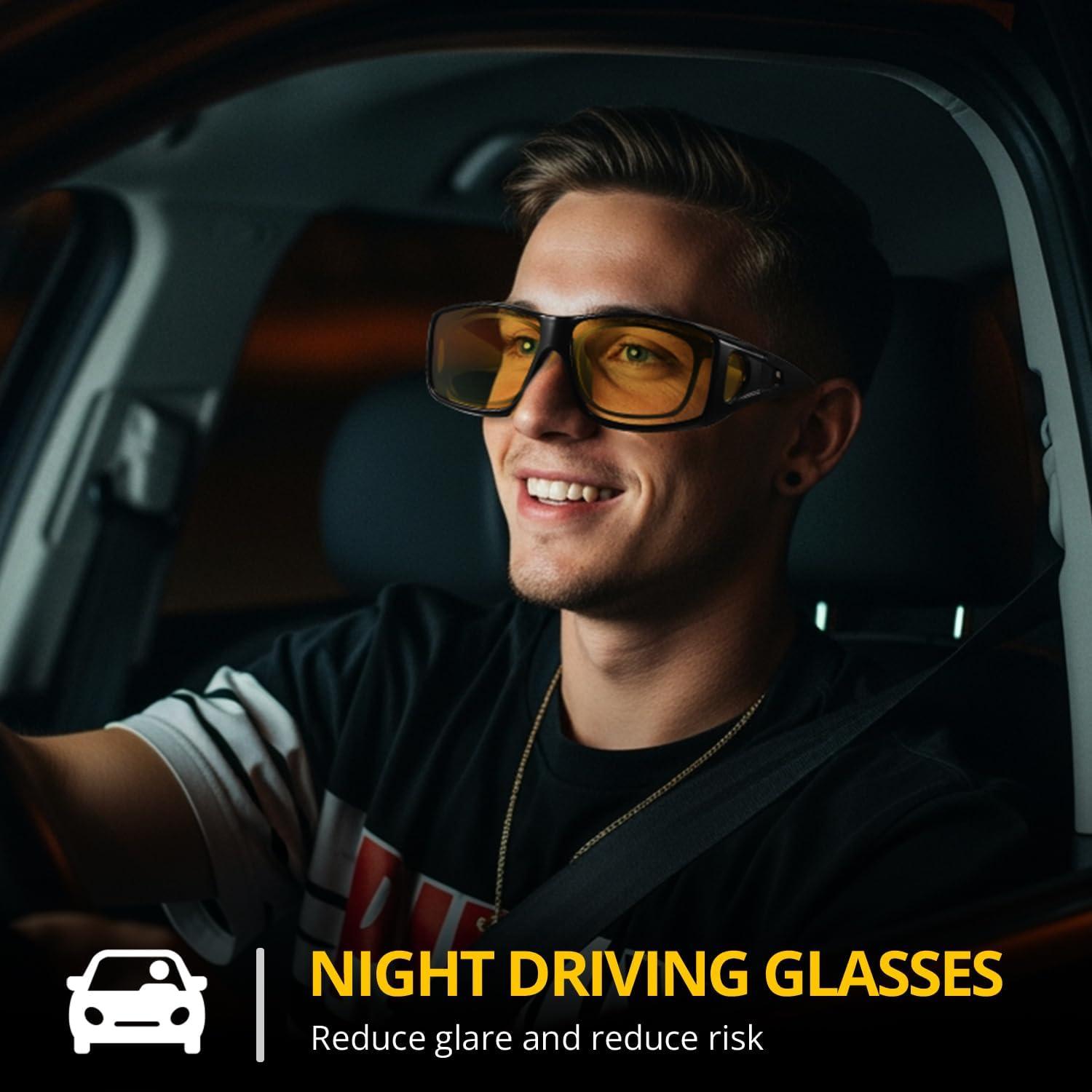 Gafas IGnaef Fit Over HD Polarizadas para Conducir de Noche