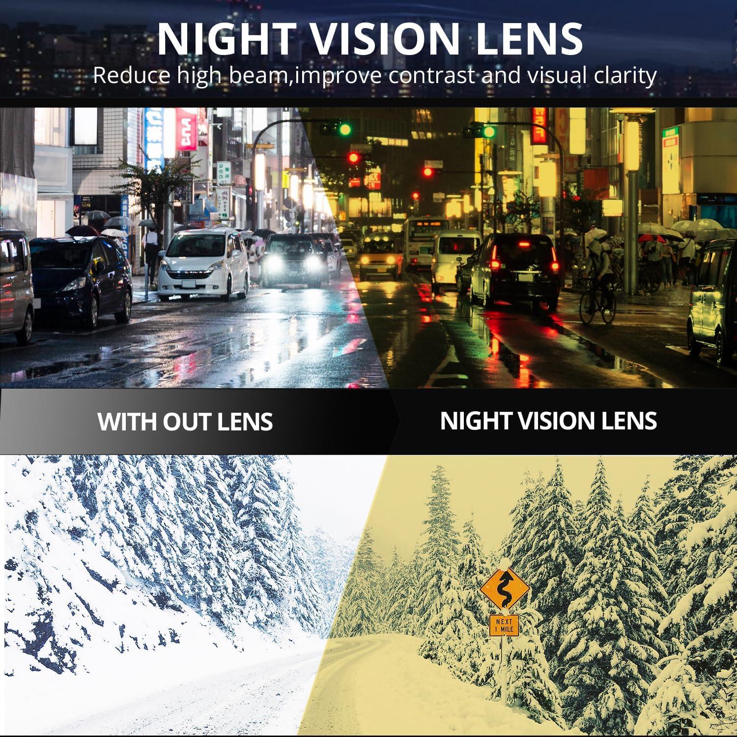 Gafas IGnaef Fit Over HD Polarizadas para Conducir de Noche