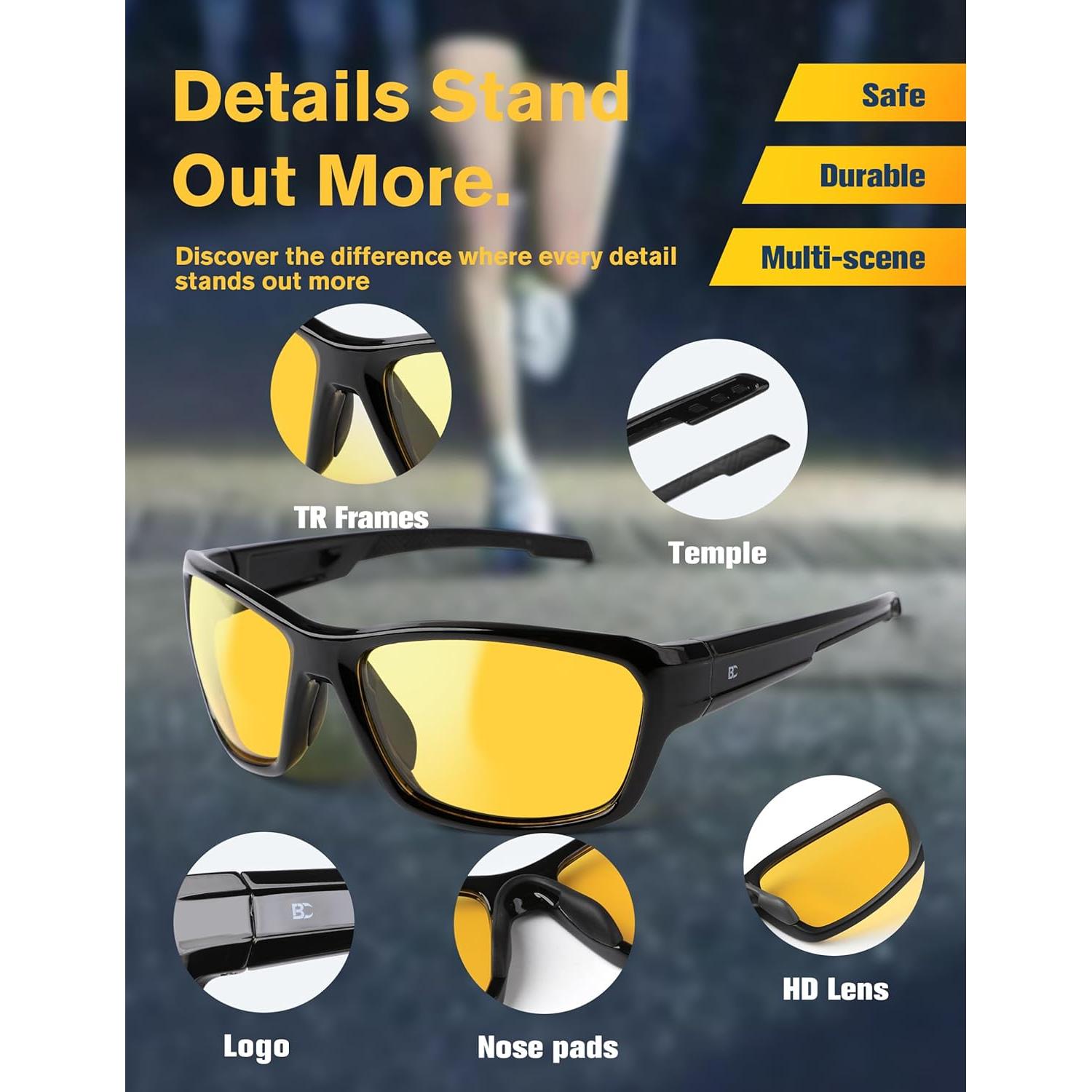 Gafas de Visión Nocturna BIRCEN Antideslumbrantes Unisex