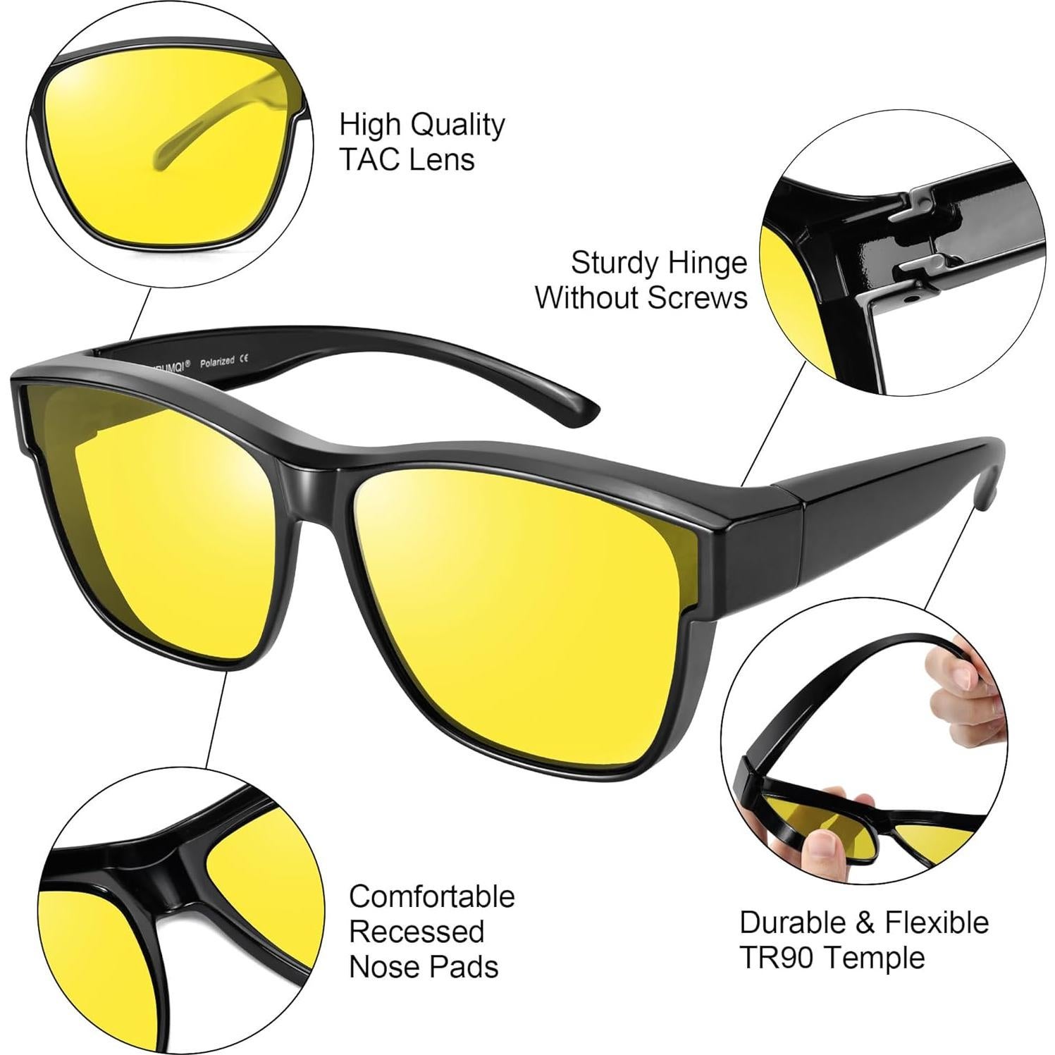 Gafas de Visión Nocturna URUMQI Polarizadas Antirreflejo