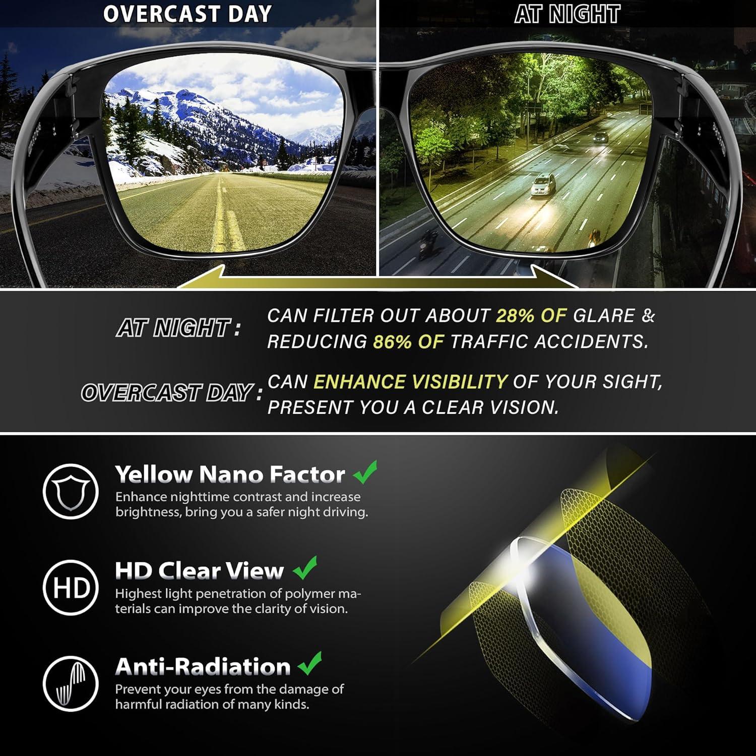 Gafas de Visión Nocturna URUMQI Polarizadas Antirreflejo