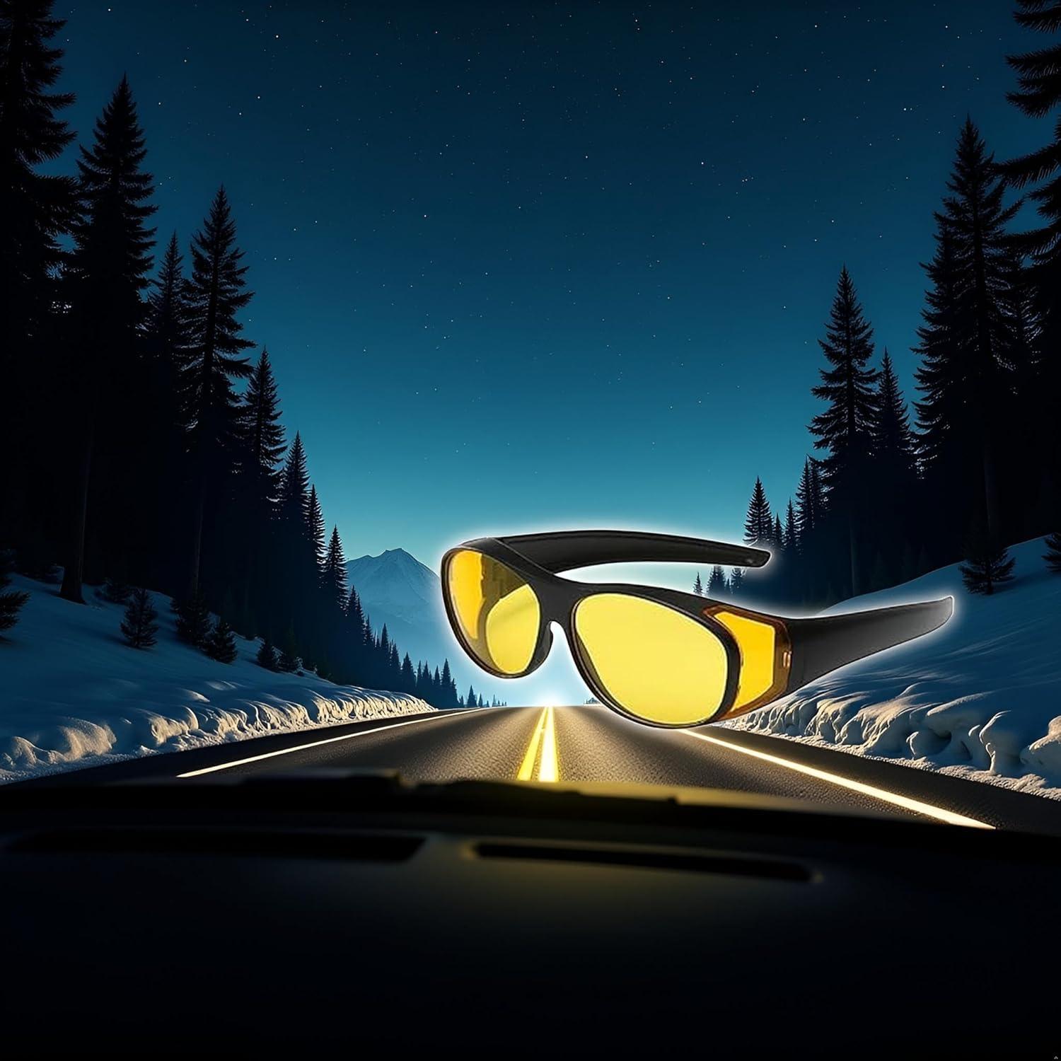 Gafas de Visión Nocturna Infrarrojas UV Amarillas Ajustables