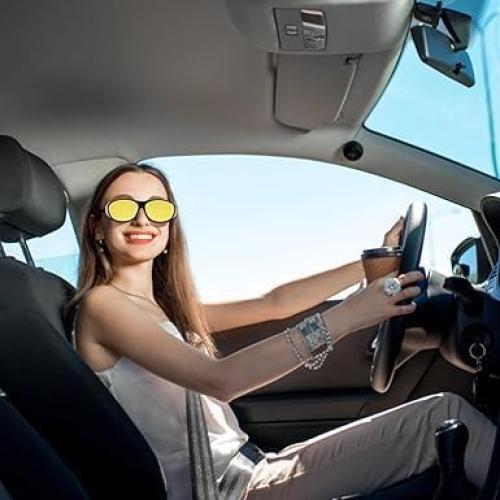 Gafas de Visión Nocturna Infrarrojas UV Amarillas Ajustables