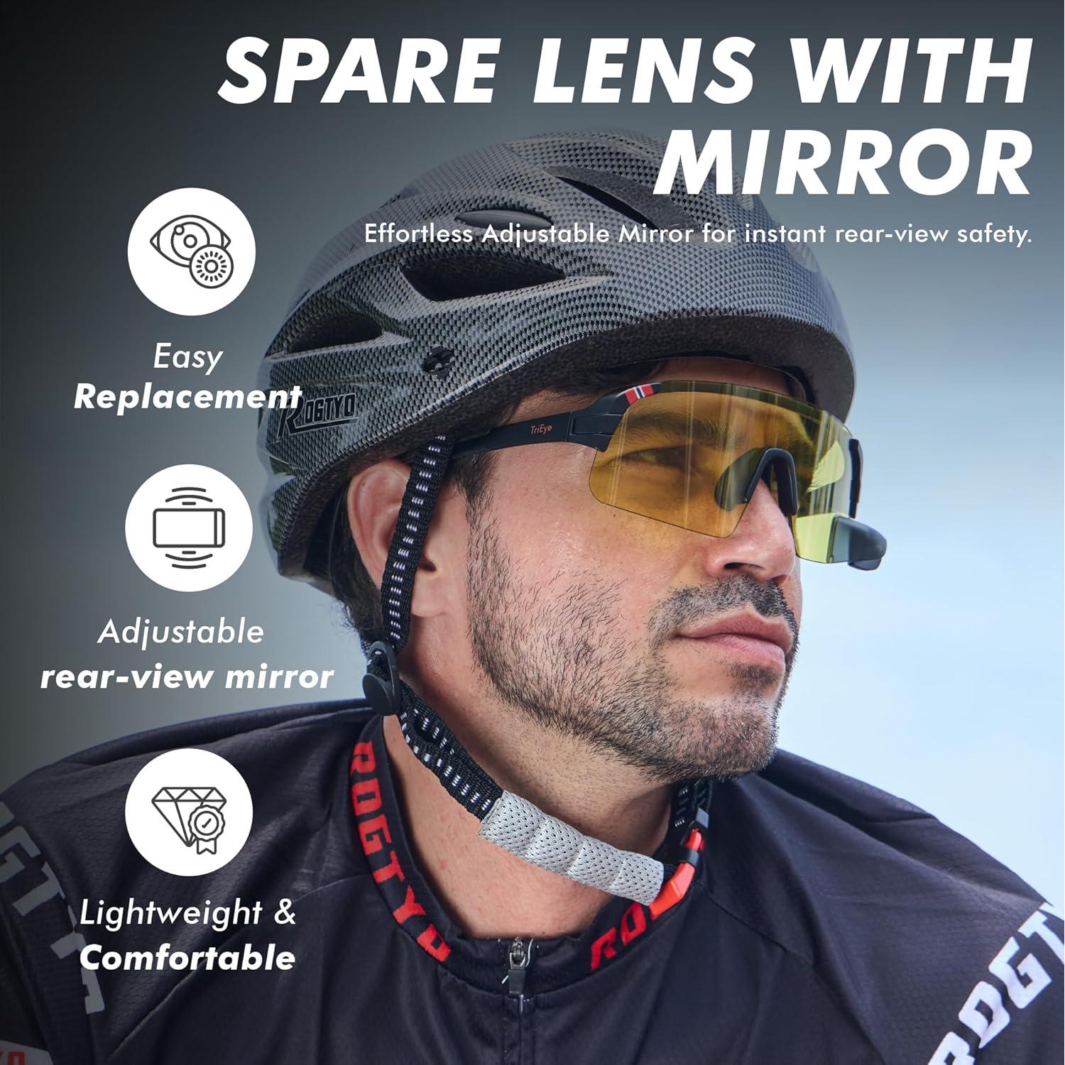 Lente de Repuesto TriEye para Gafas de Ciclismo UV400