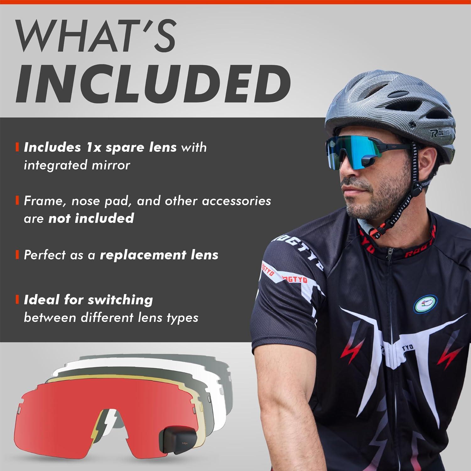Lente de Repuesto TriEye para Gafas de Ciclismo UV400
