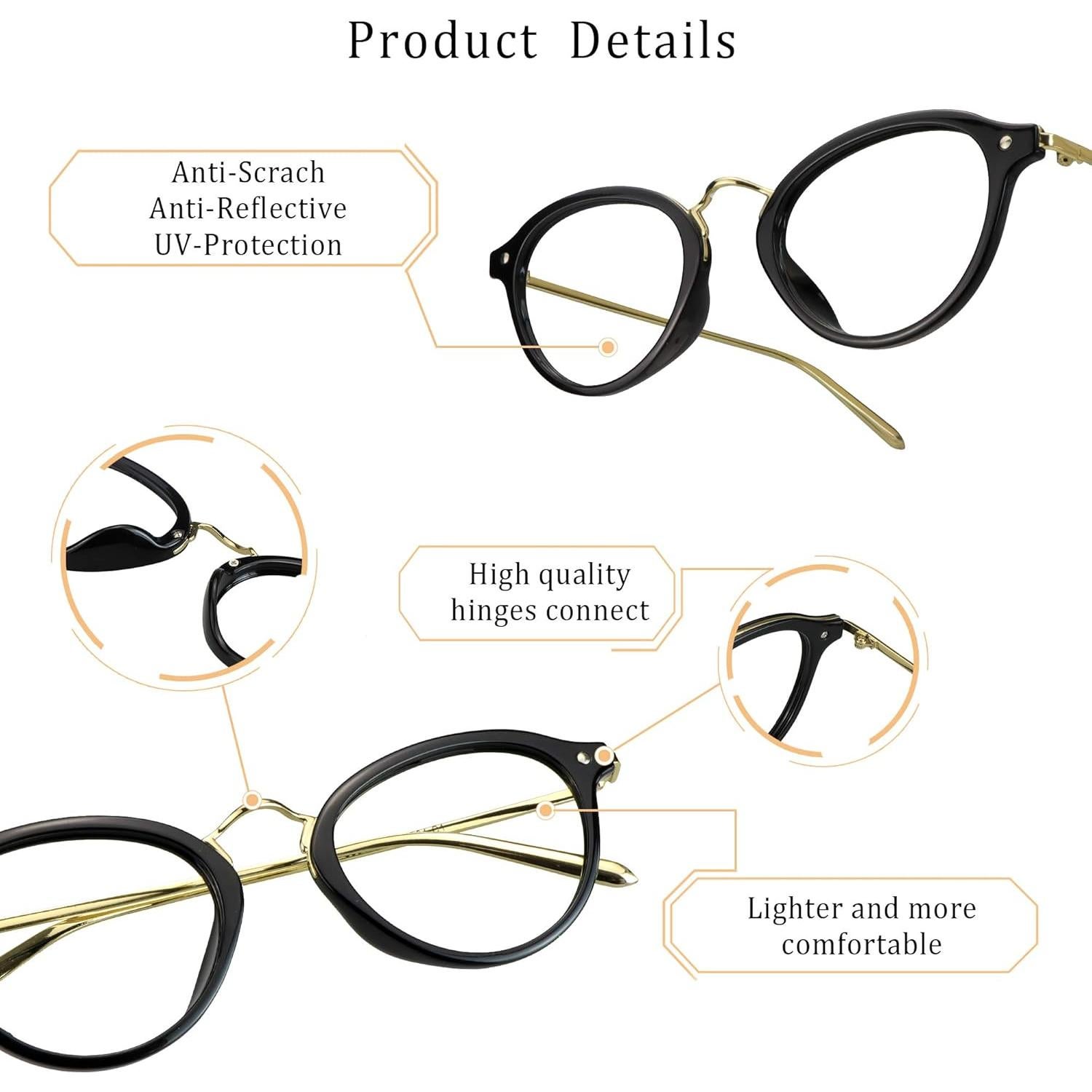 Gafas Anti Luz Azul LifeArt, Sin Magnificación, Unisex