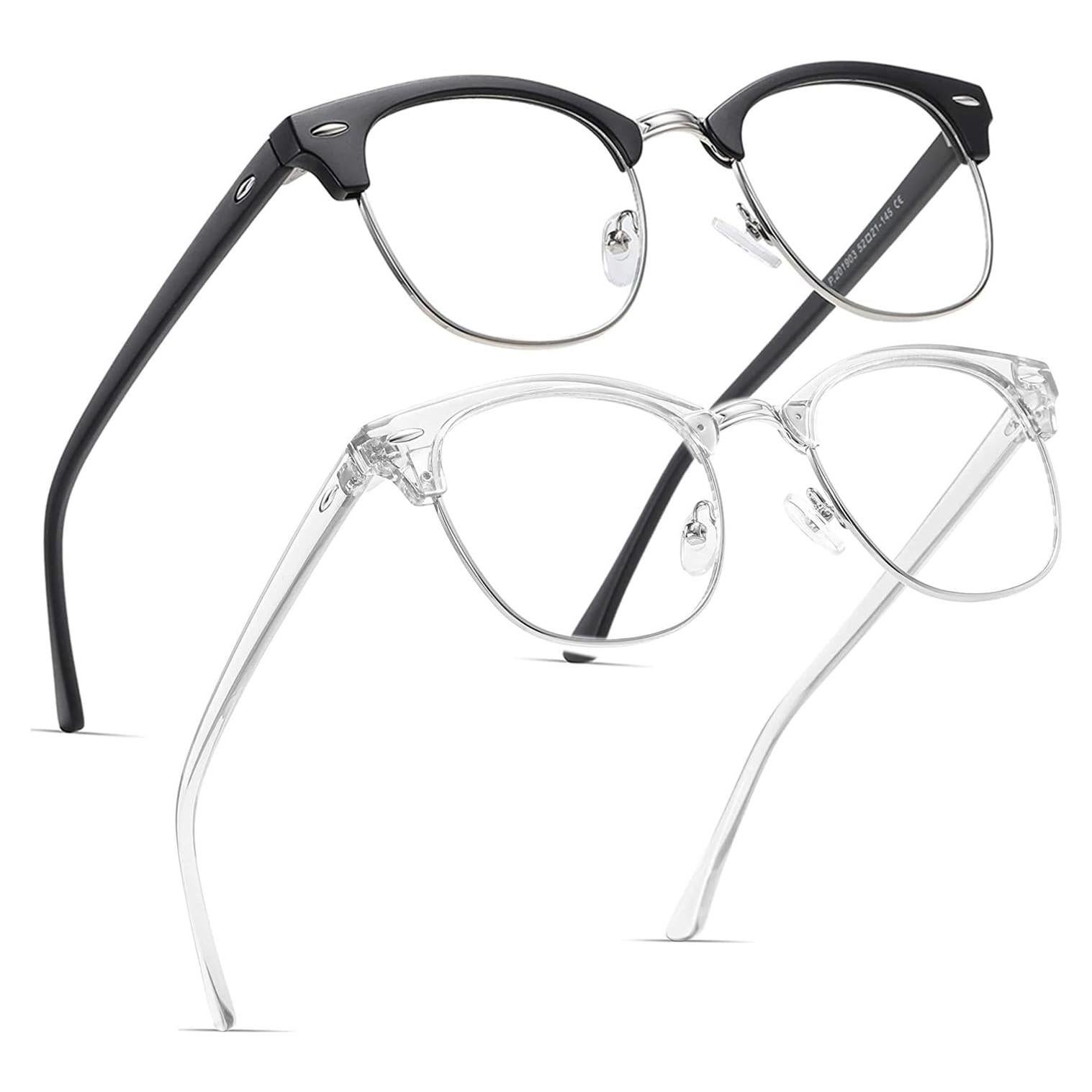 Gafas anti luz azul Perfectmiaoxuan unisex 2 pares